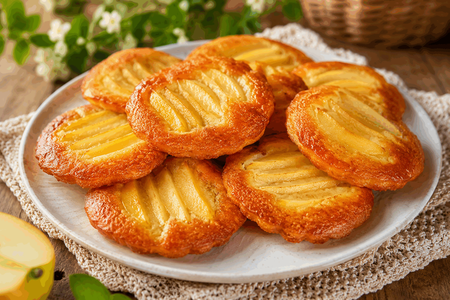 5 minutes et 2 ingrédients pour un dessert pomme-œuf qui fond en bouche 🔥 Description Un dessert express et incroyablement fondant réalisé avec seulement deux ingrédients simples : la pomme et l'œuf. Ce dessert léger et moelleux offre une douce saveur fruitée, parfait pour une pause gourmande improvisée ou une fin de repas tout en légèreté. Facile et rapide, cette recette s’adapte à toutes les occasions et surtout à ceux qui manquent de temps mais veulent se régaler. Informations Temps de préparation : 2 minutes Temps de cuisson : 3 minutes Nombre de portions : 2 Difficulté : Facile Ingrédients Pour le dessert 1 grosse pomme (environ 150-180 g) 1 œuf moyen Préparation Épluche la pomme, retire le cœur et les pépins puis râpe-la finement à l’aide d’une râpe à gros trous ou d’une mandoline. Casse l’œuf dans un bol et bats-le légèrement à la fourchette. Ajoute la pomme râpée dans le bol avec l’œuf et mélange bien pour que le tout soit homogène. Fais chauffer une poêle antiadhésive à feu moyen sans matière grasse. Verse la préparation dans la poêle en formant deux petites crêpes épaisses. Laisse cuire 1 à 2 minutes de chaque côté jusqu’à ce que les crêpes soient dorées et fermes au toucher. Retire du feu et laisse tiédir légèrement avant de servir pour profiter pleinement de la texture fondante. Astuces Choisis une pomme sucrée et juteuse comme la Golden ou la Gala pour un meilleur goût naturellement sucré. Si la pâte est trop liquide, ajoute un peu plus de pomme râpée ou mélange délicatement 1 cuillère à soupe de farine pour plus de tenue. Tu peux parfumer la préparation avec un peu de cannelle ou de vanille pour varier les saveurs sans changer les ingrédients de base. Utilise une poêle antiadhésive bien chaude mais pas trop pour éviter que les bords brûlent sans cuire l’intérieur. Service Serre ce dessert tiède nature, ou accompagne-le d’un filet de miel, d’un peu de yaourt nature ou d’une boule de glace vanille pour un plaisir encore plus gourmand. Idéal en goûter ou en dessert léger après un repas copieux.