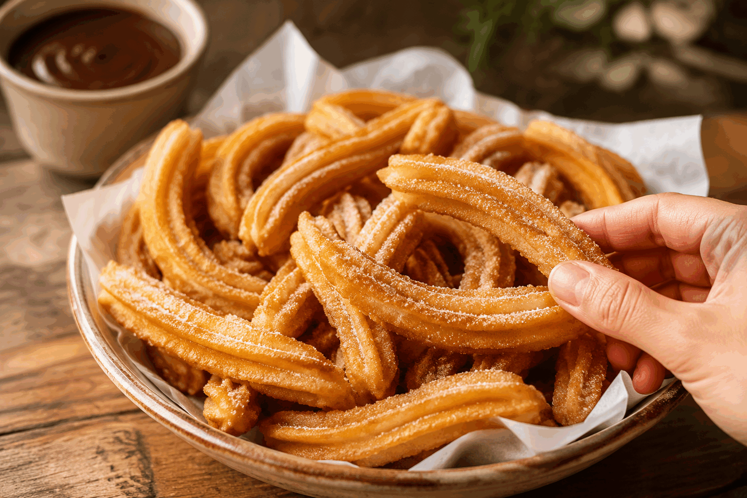 5 minutes pour des churros vegan irrésistibles et sans œufs ni lait 🔥 Description Ces churros vegan sont croustillants à l'extérieur et moelleux à l'intérieur, réalisés sans œufs ni produits laitiers. Parfaits pour une pause gourmande rapide, ils s’inspirent de la traditionnelle pâtisserie espagnole, revisitée en version végétalienne simple et savoureuse. Idéals pour accompagner un café ou un chocolat chaud, ils se préparent en seulement quelques minutes. Informations Temps de préparation : 5 minutes Temps de cuisson : 5 minutes Nombre de portions : 4 personnes (environ 12 churros) Difficulté : Facile Ingrédients Pour la pâte à churros 125 ml d'eau 75 g de farine de blé 15 g de sucre 1 pincée de sel 15 ml d'huile de tournesol (ou autre huile neutre) 1/2 cuillère à café de levure chimique Huile de tournesol pour la friture Pour l'enrobage 50 g de sucre 1 cuillère à café de cannelle moulue Préparation Fais chauffer l'eau avec le sucre, le sel et l'huile dans une casserole jusqu’à ébullition. Retire du feu et ajoute la farine ainsi que la levure chimique d’un coup, puis mélange vigoureusement avec une cuillère en bois jusqu'à obtenir une pâte homogène et qui se détache des parois. Verse la pâte dans une poche à douille munie d'une douille étoilée. Fais chauffer l'huile dans une casserole profonde à environ 180°C (utilise un thermomètre de cuisson si possible). Forme des longs boudins d’environ 10 cm en pressant la poche à douille, puis coupe-les avec des ciseaux dans l’huile chaude. Fais frire les churros 2 à 3 minutes de chaque côté jusqu’à ce qu’ils soient dorés et croustillants. Égoutte-les sur du papier absorbant. Mêle le sucre et la cannelle dans un plat, puis roule immédiatement les churros dedans pour bien les enrober. Astuces Pour éviter que la pâte ne soit liquide, incorpore la farine progressivement et assure-toi d’une bonne cuisson initiale de l’eau et du sucre. Si tu n’as pas de poche à douille, utilise un sac plastique dont tu coupes un coin. Ne surcharge pas la friture pour conserver une huile bien chaude et éviter que les churros deviennent gras. Consomme les churros rapidement pour conserver leur croustillant, ils perdent vite en texture une fois refroidis. Service Servez ces churros vegan chauds, accompagnés d’une sauce au chocolat noir vegan ou d’un coulis de fruits rouges pour une touche fruitée. Ils conviennent parfaitement pour un goûter gourmand, une fête entre amis ou une pause sucrée express à tout moment de la journée.
