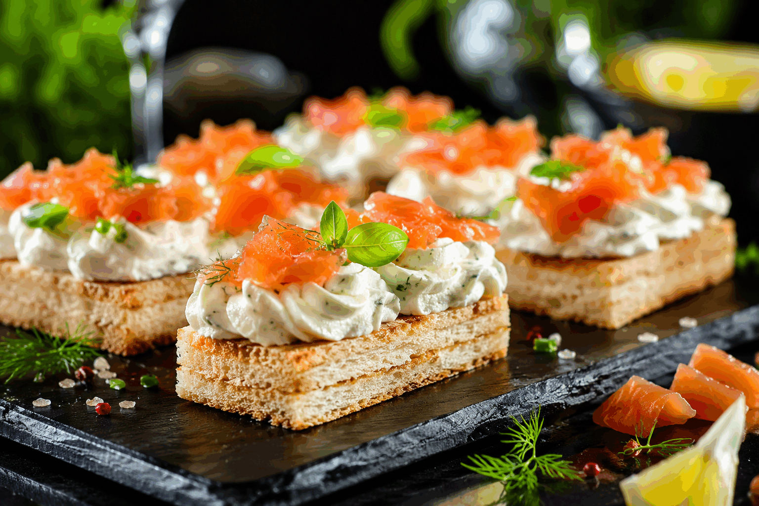 5 minutes pour un apéritif de fêtes ultra simple et délicieux à faire fondre tout le monde ✨ Description Voici une recette express parfaite pour un apéritif de fêtes convivial et raffiné. Ces bouchées gourmandes, alliant douceur, croquant et une pointe de salé, se préparent en seulement 5 minutes et raviront tous vos invités. Faciles à réaliser, elles sont idéales pour une mise en bouche festive et chaleureuse. Informations Temps de préparation : 5 minutes Temps de cuisson : 0 minute Nombre de portions : 12 bouchées Difficulté : Facile Ingrédients Pour les bouchées apéritives 12 fines tranches de pain de mie sans croûte 100 g de fromage frais type chèvre ou ricotta 50 g de noix concassées 12 tranches fines de jambon cru ou de poitrine fumée 1 cuillère à soupe de miel liquide Quelques feuilles de roquette ou de basilic Poivre noir du moulin Préparation Étale les tranches de pain de mie sur une planche. À l’aide d’un emporte-pièce rond ou d’un verre, découpe chaque tranche en cercles d’environ 4 à 5 cm de diamètre. Tartine chaque rond de pain avec une fine couche de fromage frais. Poivre légèrement selon ton goût. Pose une feuille de roquette ou une feuille de basilic sur le fromage pour apporter fraîcheur et couleur. Enroule chaque tranche de jambon ou poitrine fumée en petits rouleaux ou plis et dépose-les délicatement sur le dessus des bouchées. Parseme les noix concassées sur chaque bouchée pour un effet croquant irrésistible. Termine en nappant un petit filet de miel sur le dessus pour une touche sucrée qui fait toute la différence. Dispose les bouchées sur un joli plateau et sers immédiatement pour garantir la fraîcheur et la texture parfaite. Astuces Choisis un pain de mie de qualité, sans croûte, pour une texture douce et fondante. Remplace le fromage frais par du fromage à la crème léger si tu préfères une version plus douce. Tu peux varier les noix selon les saisons : noisettes, amandes ou noix de pécan fonctionnent très bien. Pour un plateau encore plus joli, joue avec les herbes fraîches comme la ciboulette ou le persil plat. Service Présente ces bouchées en apéritif sur un plateau élégant, accompagnées d’un vin blanc frais ou d’un champagne brut. Cette recette ultra rapide est idéale pour les soirées de fêtes, réveillons ou tout moment où tu veux impressionner sans te compliquer la vie en cuisine.