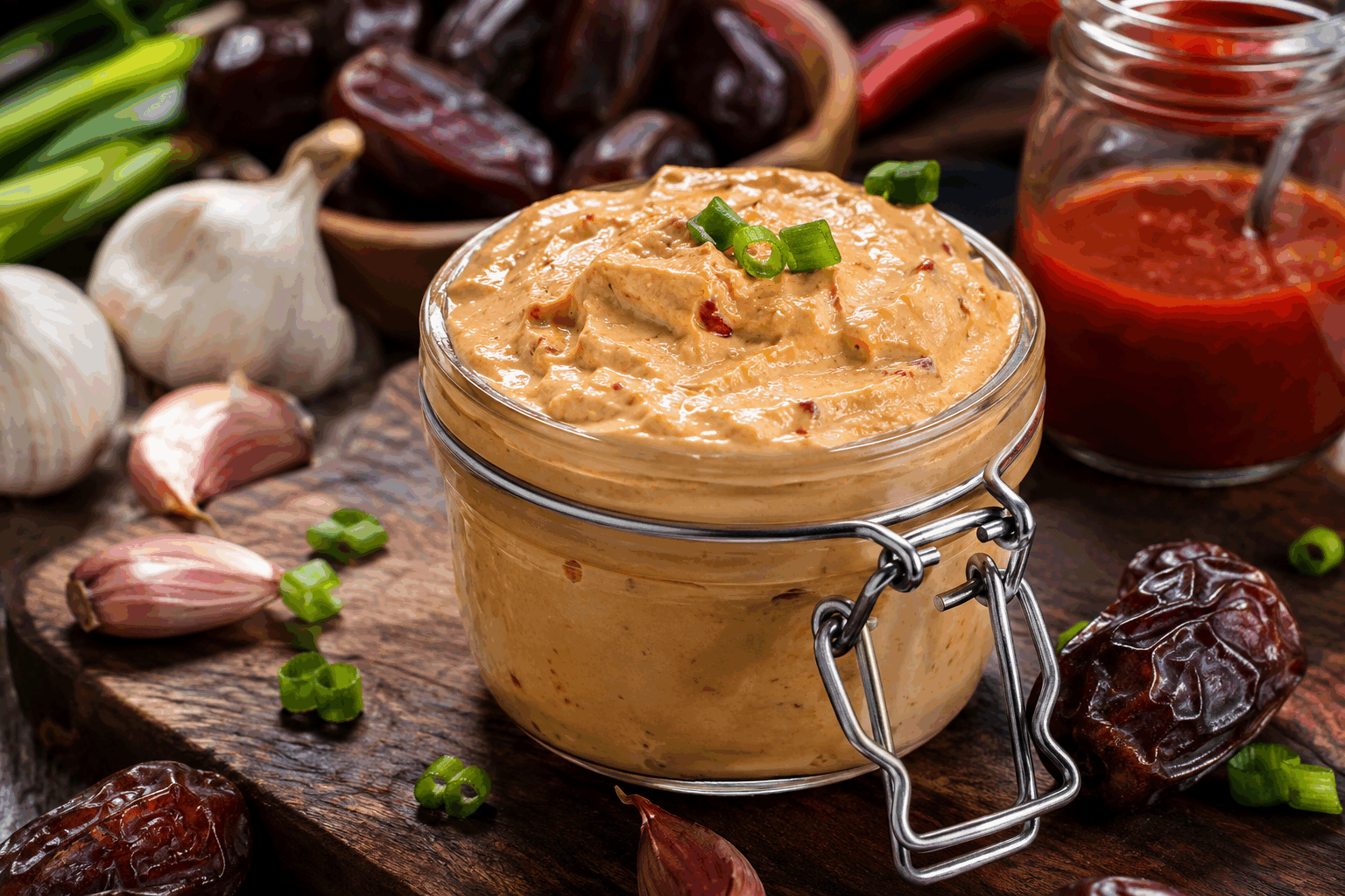 5 minutes pour une tartinade crémeuse aux dattes sans cuisson qui fond en bouche ✨ Description Cette tartinade sucrée et crémeuse aux dattes est une douceur facile et rapide à réaliser, idéale pour des pauses gourmandes. Sa texture fondante et riche en saveurs enchante les papilles, mêlant la douceur naturelle des dattes à la subtilité d’une touche de vanille et de noix. Parfaite à tartiner sur du pain, des crackers ou à utiliser comme garniture, elle ne nécessite aucune cuisson. Informations Temps de préparation : 5 minutes Temps de cuisson : 0 minute Nombre de portions : 4 personnes Difficulté : Facile Ingrédients Pour la tartinade aux dattes 150 g de dattes dénoyautées 80 g de fromage frais type cream cheese ou ricotta 1 cuillère à soupe d'huile de noix ou huile d'olive douce 1 cuillère à café d'extrait de vanille 30 ml d'eau tiède Une pincée de sel 30 g de noix (noix de cajou ou noix de pécan) légèrement grillées Préparation Trempe les dattes dans l'eau tiède pendant 2 minutes pour les attendrir. Égoutte les dattes puis place-les dans un mixeur avec le fromage frais, l'huile, la vanille et la pincée de sel. Mixe jusqu’à obtenir une texture lisse et crémeuse, en ajoutant un peu d'eau si nécessaire pour ajuster la consistance. Incorpore les noix grillées et mixe rapidement pour les réduire en petits morceaux, tout en conservant un peu de texture. Transfère la tartinade dans un bol et réserve au frais au moins 10 minutes avant de servir pour que les saveurs se mélangent bien. Astuces Utilise impérativement des dattes bien moelleuses comme les Medjool pour une texture optimale. Pour une version vegan, remplace le fromage frais par du yaourt de coco ou du tofu soyeux. Ajoute une pincée de cannelle pour une note épicée subtile qui se marie très bien. Conserve la tartinade dans un contenant hermétique au réfrigérateur jusqu’à 3 jours. Service Sers cette tartinade crémeuse aux dattes en accompagnement de pains frais, de toasts légèrement grillés, ou encore de crackers salés. Elle convient parfaitement pour un petit-déjeuner sain, un brunch gourmand ou un apéritif surprenant. N’hésite pas à l’agrémenter de fruits secs ou d’un filet de miel pour plus de gourmandise.