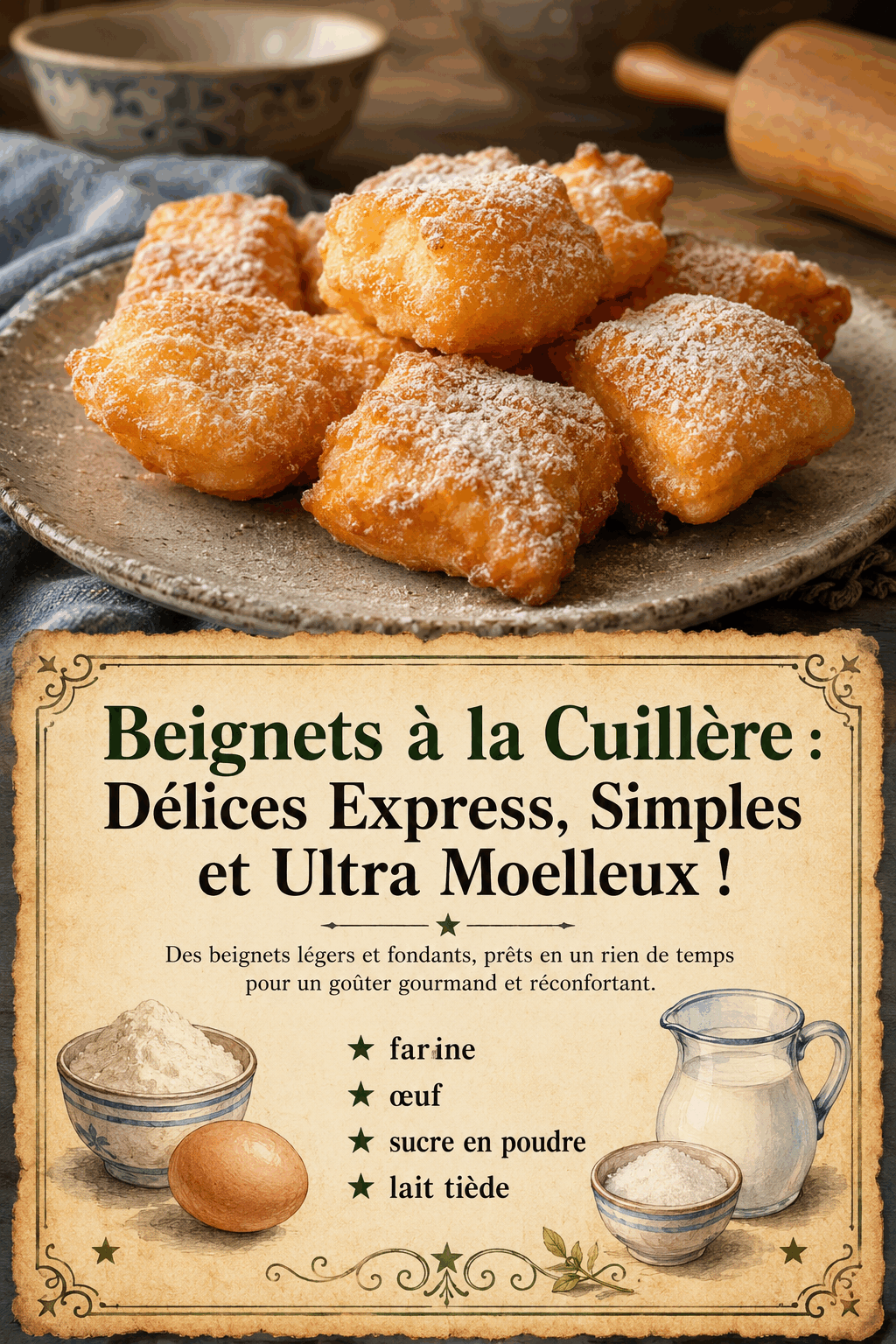 Beignets à la Cuillère : Délices Express, Simples et Ultra Moelleux !