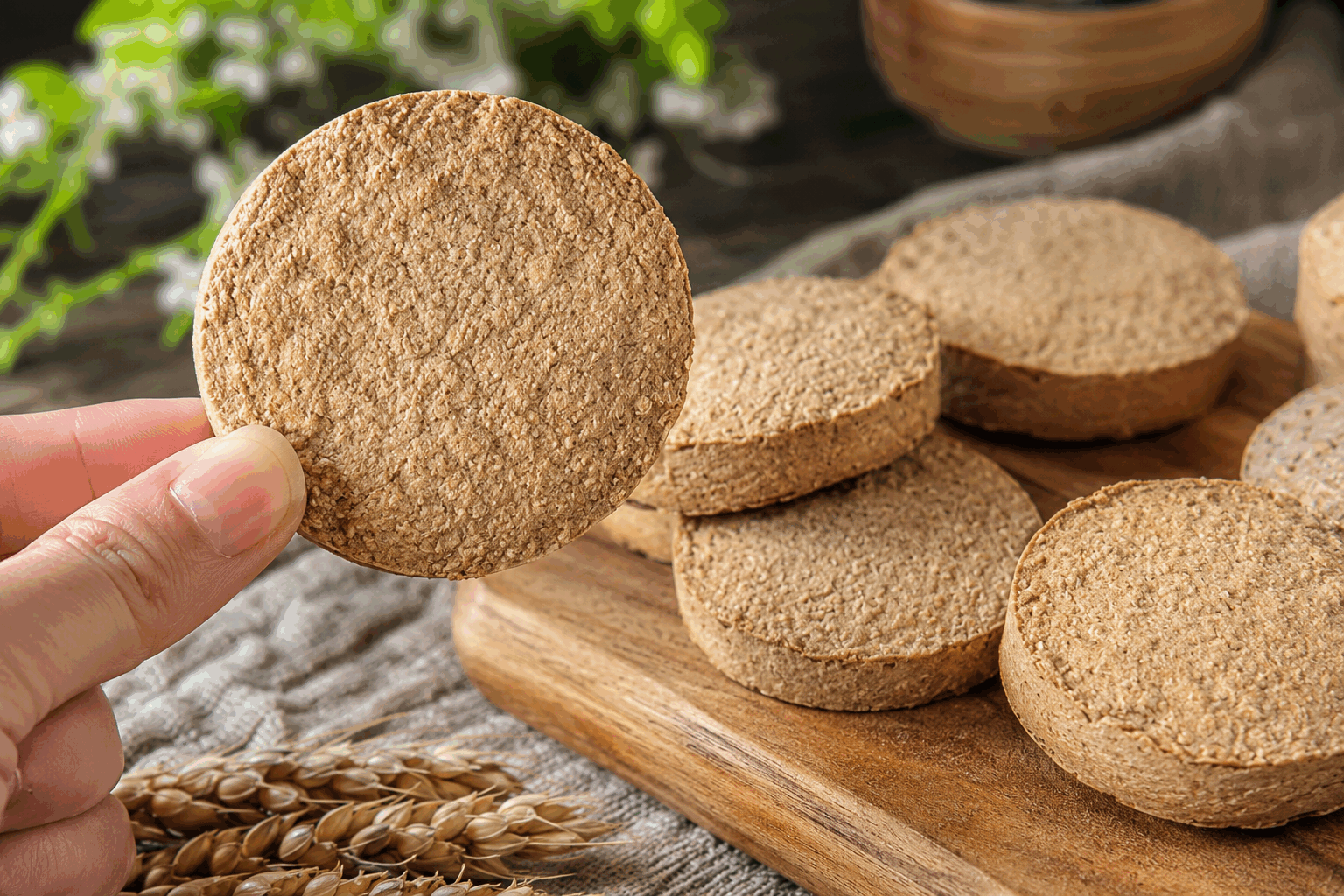 Biscuits express sans farine ni sucre, prêts en 5 minutes : le goûter idéal 👌 Description Ces biscuits rapides et légers sont parfaits pour un goûter improvisé. Sans farine ni sucre ajouté, ils sont naturellement doux grâce aux ingrédients choisis et offrent une texture moelleuse avec un léger croquant. Faciles à préparer en seulement 5 minutes, ils conviennent à tous ceux qui recherchent une gourmandise saine et rapide. Informations Temps de préparation : 3 minutes Temps de cuisson : 5 minutes Nombre de portions : 8 biscuits Difficulté : Facile Ingrédients Pour la pâte 2 bananes bien mûres (environ 200 g) 100 g de flocons d’avoine 30 g de purée d’amande (ou autre purée de noix) 1 cuillère à café d’extrait de vanille 1/2 cuillère à café de cannelle en poudre (facultatif) 1 pincée de sel 30 g de raisins secs ou pépites de chocolat noir (facultatif) Préparation Préchauffe le four à 180°C (chaleur tournante de préférence). Écrase les bananes dans un grand bol jusqu’à obtenir une purée lisse. Ajoute la purée d’amande, l’extrait de vanille, la cannelle et la pincée de sel, puis mélange bien. Incorpore les flocons d’avoine et mélange jusqu’à obtenir une pâte homogène. Ajoute les raisins secs ou pépites de chocolat si tu souhaites un peu plus de gourmandise, puis mélange une dernière fois. Forme des petits tas de pâte sur une plaque recouverte de papier sulfurisé en les aplatissant légèrement pour leur donner la forme de biscuits. Enfourne pour 5 minutes, surveille bien la cuisson : les biscuits doivent être légèrement dorés sur les bords mais rester moelleux. Laisse refroidir quelques minutes avant de les décoller délicatement. Astuces Choisis des bananes bien mûres pour un goût sucré naturel et une meilleure texture. Pour une version vegan, assure-toi que la purée d’amande ne contient pas d’ingrédients d’origine animale. Tu peux remplacer les flocons d’avoine par des flocons de quinoa ou de sarrasin pour varier les saveurs. Conserve les biscuits dans une boîte hermétique pour qu’ils restent moelleux plusieurs jours. Service Serre ces biscuits nature ou accompagnés d’un thé, d’un café ou d’un verre de lait végétal pour un goûter équilibré. Ils conviennent parfaitement pour une pause rapide, à emporter au bureau ou à l’école, ou comme collation saine après une activité sportive.