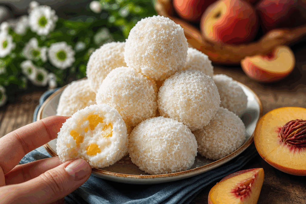 Ce dessert rapide aux pêches sans farine ni gluten, prêt en 4 ingrédients, va vous surprendre 😍 Description Ce dessert léger et savoureux met en valeur la douceur naturelle des pêches mûres, sans utiliser ni farine ni gluten, ce qui le rend parfait pour les personnes intolérantes. Facile et rapide à préparer, il ne nécessite que quatre ingrédients simples pour un résultat gourmand et frais, idéal pour une fin de repas estivale ou une pause sucrée. Informations Temps de préparation : 10 minutes Temps de cuisson : 20 minutes Nombre de portions : 4 personnes Difficulté : Facile Ingrédients Pour le dessert 4 pêches mûres 3 œufs 100 g de sucre blond 100 g de poudre d’amande Préparation Préchauffe le four à 180°C (chaleur tournante si possible). Lave les pêches, coupe-les en deux et retire les noyaux. Réserve. Dans un saladier, fouette les œufs avec le sucre jusqu’à ce que le mélange blanchisse et devienne mousseux. Ajoute la poudre d’amande et mélange délicatement pour obtenir une pâte homogène. Dans un plat à gratin légèrement huilé, dispose les moitiés de pêches côté peau en dessous. Verse la préparation aux amandes uniformément sur les pêches. Enfourne pour 20 minutes, jusqu’à ce que la surface soit dorée et la préparation prise. Laisse tiédir avant de servir pour que les saveurs se développent pleinement. Astuces Choisis des pêches bien mûres et parfumées pour un maximum de saveur. Si tu souhaites une texture plus moelleuse, sers ce dessert légèrement tiède avec une boule de glace vanille. Tu peux remplacer la poudre d’amande par de la poudre de noisette pour varier les goûts. Veille à ne pas trop cuire les pêches pour éviter qu’elles deviennent trop molles. Service Ce dessert se déguste aussi bien tiède que froid, seul ou accompagné d’une crème fouettée maison ou d’une glace légère. Parfait pour un goûter gourmand ou une fin de repas estivale entre amis ou en famille.