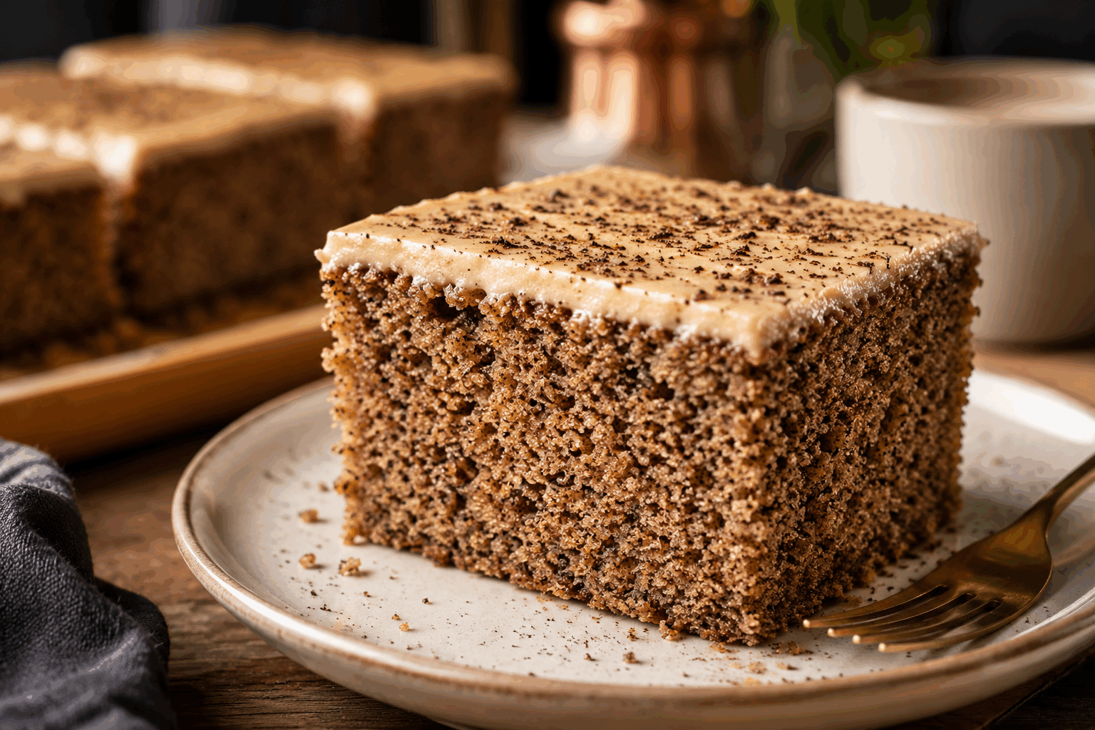 Ces carrés cappuccino fondent en bouche après seulement 5 minutes de préparation ✨ Description Ces carrés cappuccino sont de petits desserts moelleux et onctueux, mariant la douceur du chocolat blanc à l'amertume délicate du café. Leur texture fondante et légère les rend irrésistibles, parfaits pour un goûter rapide ou une pause café élégante. Faciles et rapides à préparer, ils raviront les amateurs de saveurs gourmandes et équilibrées. Informations Temps de préparation : 5 minutes Temps de cuisson : 15 minutes Nombre de portions : 12 carrés Difficulté : Facile Ingrédients Pour la pâte 100 g de chocolat blanc 50 g de beurre doux 2 œufs 80 g de sucre glace 60 g de farine de blé 1 cuillère à café de levure chimique 1 pincée de sel Pour la saveur cappuccino 1 cuillère à soupe de café instantané (type expresso) 1 cuillère à soupe de cacao en poudre non sucré 1 cuillère à café d’extrait de vanille Préparation Préchauffe le four à 180 °C (th. 6). Fais fondre doucement le chocolat blanc et le beurre au bain-marie ou au micro-ondes par tranches de 30 secondes, en remuant entre chaque. Dans un saladier, bats les œufs avec le sucre glace jusqu’à ce que le mélange blanchisse et devienne mousseux. Ajoute le mélange chocolat-beurre fondu, puis incorpore l’extrait de vanille, le café instantané dissous dans une cuillère à soupe d’eau chaude, et le cacao en poudre. Tamise la farine, la levure et le sel, puis incorpore-les délicatement à la préparation à l’aide d’une spatule, sans trop travailler la pâte. Verse la pâte dans un moule carré (environ 20 cm de côté) chemisé de papier cuisson. Enfourne pour 15 minutes, la pointe d’un couteau doit ressortir légèrement humide pour garder une texture fondante. Laisse refroidir complètement avant de découper en 12 carrés réguliers. Astuces Pour un goût de café plus intense, utilise un expresso frais au lieu de café instantané. Ne surcuis pas les carrés, ils doivent rester moelleux à cœur. Conserve les carrés dans une boîte hermétique à température ambiante pendant 2 jours maximum. Tu peux ajouter une fine couche de ganache au chocolat blanc sur le dessus pour une touche encore plus gourmande. Service Servez ces carrés cappuccino légèrement frais, accompagnés d’un café ou d’un thé noir corsé pour sublimer la saveur du café. Ils sont parfaits en dessert léger ou en gourmandise lors d’un après-midi entre amis.