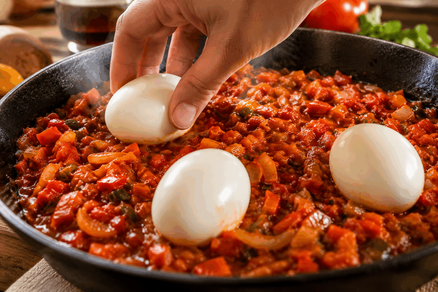 Cette astuce simple pour des œufs parfaits en 5 minutes change tout ! 🔥🍳 Description Cette recette vous révèle une méthode rapide et infaillible pour obtenir des œufs parfaits, moelleux et savoureux en seulement cinq minutes. Idéal pour un petit-déjeuner express ou un brunch réussi, ce plat met en valeur la simplicité et la finesse des œufs bien cuits. Informations Temps de préparation : 1 minute Temps de cuisson : 5 minutes Nombre de portions : 2 personnes Difficulté : Facile Ingrédients Œufs parfaits 4 œufs frais 30 g de beurre doux Sel fin, selon le goût Poivre noir fraîchement moulu, selon le goût 1 cuillère à soupe d’eau (optionnelle) Préparation Cassez les œufs un à un dans un bol en prenant soin de ne pas casser les jaunes. Faites fondre le beurre dans une poêle antiadhésive sur feu doux à moyen. Versez les œufs dans la poêle sans remuer immédiatement et laissez-les cuire doucement pendant environ 1 minute. À l’aide d’une spatule en silicone, commencez à remuer très doucement les œufs en formant des mouvements lents et continus, en ramenant les bords vers le centre, pendant environ 3 à 4 minutes. Le secret est de cuire lentement pour une texture crémeuse. Si vous souhaitez une texture encore plus moelleuse, ajoutez une cuillère à soupe d’eau avant de remuer, ce qui aidera à créer de la vapeur et rendra les œufs plus gonflés. Assaisonnez en fin de cuisson avec le sel et le poivre. Retirez du feu dès que les œufs sont encore légèrement baveux mais fermes pour éviter une surcuisson. Astuces Utilisez des œufs très frais pour une meilleure saveur et une texture optimale. Ne cuisez pas les œufs à feu trop fort pour éviter qu’ils deviennent secs ou caoutchouteux. Si vous aimez, ajoutez une touche de crème fraîche en fin de cuisson pour encore plus d’onctuosité. Privilégiez une poêle antiadhésive pour faciliter la cuisson et le nettoyage. Service Servez ces œufs parfaits sur des toasts de pain grillé, accompagnés de tranches d’avocat ou d’une salade verte légèrement assaisonnée. Cette recette simple est idéale pour un petit-déjeuner gourmand, un brunch convivial ou un repas léger et rapide.