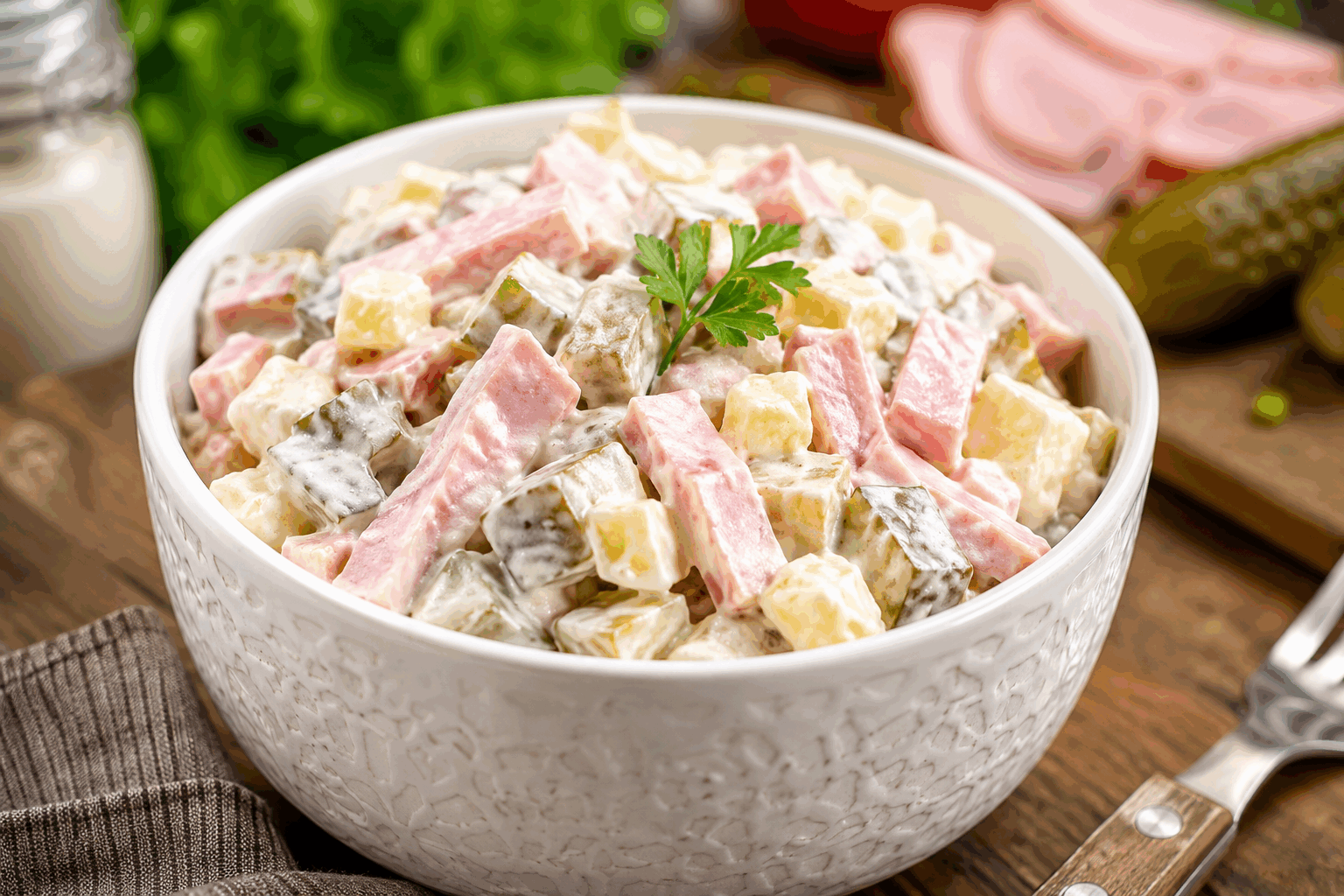 Cette salade interdite qui fait craquer même les plus stricts du régime 😍 Description Cette salade gourmande associe des ingrédients riches et savoureux qui défient les règles des régimes classiques, mais séduisent par leur explosion de saveurs et de textures. Parfaite pour un repas plaisir, elle allie douceur, croquant et petites touches décadentes irrésistibles. Une véritable tentation à déguster sans culpabilité lors d’une occasion spéciale ou pour un déjeuner convivial. Informations Temps de préparation : 20 minutes Temps de cuisson : 10 minutes Nombre de portions : 4 personnes Difficulté : Facile Ingrédients Pour la salade 150 g de jeunes pousses d’épinards 150 g de roquette 200 g de foie gras mi-cuit 100 g de magret de canard fumé en tranches fines 100 g de cerneaux de noix 1 poire bien mûre 50 g de copeaux de parmesan Pour la sauce 3 cuillères à soupe d’huile de noix 1 cuillère à soupe de vinaigre balsamique 1 cuillère à café de miel liquide 1 cuillère à café de moutarde douce Sel et poivre du moulin Préparation Lave soigneusement les jeunes pousses d’épinards et la roquette puis essore-les délicatement. Pèle la poire et coupe-la en fines tranches ou en petits dés selon votre préférence. Prépare la sauce en mélangeant dans un bol l’huile de noix, le vinaigre balsamique, le miel et la moutarde. Assaisonne avec une pincée de sel et de poivre, puis émulsionne vigoureusement à la fourchette. Dans un saladier, mélange délicatement les pousses, la poire, les cerneaux de noix et les tranches de magret fumé. Ajoute la sauce à la salade et mélange juste assez pour bien enrober les ingrédients sans les abîmer. Dispose la salade dans les assiettes, puis dépose des morceaux de foie gras sur le dessus. Termine en saupoudrant les copeaux de parmesan et, si désiré, un filet supplémentaire d’huile de noix pour encore plus de gourmandise. Astuces Choisis un foie gras mi-cuit de bonne qualité et à température ambiante pour éviter qu’il ne soit trop ferme. Pour un effet visuel et gustatif harmonieux, utilise une poire bien mûre mais ferme afin qu’elle ne s’écrase pas dans la salade. Remplace l’huile de noix par de l’huile de noisette pour une saveur différente mais tout aussi délicate. Cette salade peut être servie en entrée gourmande ou en plat léger accompagnée d’un bon pain de campagne grillé. Service Présente la salade dans des assiettes larges et plates pour mettre en valeur chaque ingrédient. Accompagne-la d’un verre de vin blanc sec comme un Sauternes ou un vin moelleux, pour un accord traditionnel avec le foie gras. Idéale pour un dîner festif ou un déjeuner raffiné qui fera oublier les contraintes du régime !
