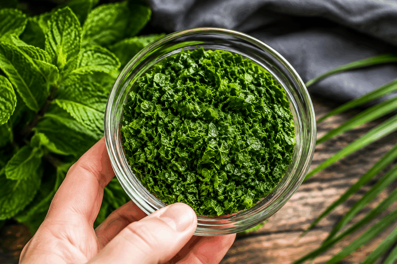 Cette sauce à la menthe maison change tout en 5 minutes, un vrai délice à tester 😍 Description Cette sauce à la menthe maison est une préparation rapide et rafraîchissante qui apporte une touche d’originalité à vos plats. Sa fraîcheur et son équilibre entre douceur et acidité en font un accompagnement idéal pour viandes grillées, légumes ou plateaux de mezze. Facile et rapide à préparer, elle deviendra vite un incontournable de votre cuisine. Informations Temps de préparation : 5 minutes Temps de cuisson : 0 minute Nombre de portions : 4 personnes Difficulté : Facile Ingrédients Pour la sauce à la menthe 30 g de feuilles de menthe fraîche 2 cuillères à soupe de vinaigre de cidre 3 cuillères à soupe de sucre en poudre 1 cuillère à soupe d’eau chaude 1 pincée de sel 1 pincée de poivre noir moulu Préparation Lave soigneusement les feuilles de menthe puis effeuille-les finement. Dans un bol, mélange le vinaigre de cidre, le sucre et l’eau chaude pour dissoudre le sucre. Ajoute les feuilles de menthe, le sel et le poivre, puis mélange bien. Laisse reposer la sauce 2 à 3 minutes pour que les saveurs se développent. Goûte et ajuste l’assaisonnement si nécessaire en ajoutant un peu plus de sucre ou de vinaigre selon ton goût. Astuces Utilise de la menthe fraîche pour un goût optimal, évite la menthe séchée qui est moins parfumée. Pour une version plus onctueuse, tu peux ajouter une cuillère à soupe de yaourt grec ou de crème fraîche légère. Cette sauce se conserve 24 heures au réfrigérateur, mais elle est meilleure consommée rapidement. Tu peux varier la douceur en remplaçant le sucre par du miel pour un goût plus subtil. Service Sers cette sauce à la menthe avec des côtelettes d’agneau, un barbecue, des légumes grillés ou encore en accompagnement d’un plat indien comme le samosa. Présente-la dans un petit bol à côté du plat principal pour que chacun puisse en ajouter selon ses envies. Parfaite aussi en apéritif avec des crudités !