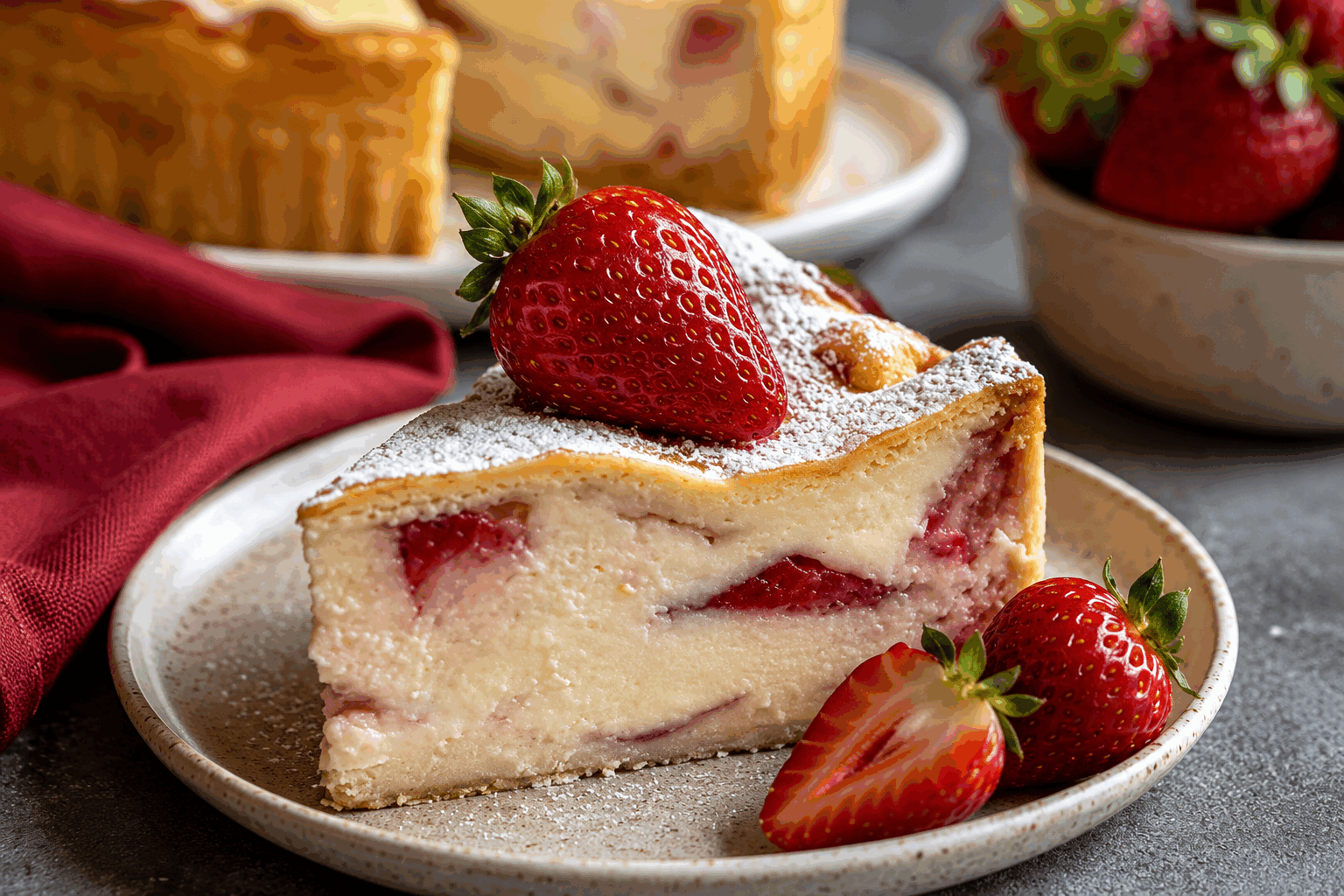 Cheesecake citron-fraises en 5 minutes, le dessert frais qui fait craquer toutes les gourmands 🍓✨ Description Ce cheesecake citron-fraises express est un dessert frais, léger et gourmand, parfait pour les envies sucrées de dernière minute. Sa texture crémeuse et acidulée alliée à la douceur fruitée des fraises séduit toutes les papilles. Idéal pour un goûter, un brunch ou une fin de repas estivale, il se prépare en un clin d’œil sans cuisson. Informations Temps de préparation : 5 minutes Temps de cuisson : 0 minute Nombre de portions : 4 personnes Difficulté : Facile Ingrédients Pour la base 100 g de biscuits type spéculoos ou petits-beurre 40 g de beurre fondu Pour la garniture 250 g de fromage frais type Philadelphia ou fromage blanc à 20 % MG 100 ml de crème liquide entière bien froide 60 g de sucre glace 1 citron jaune (zeste + jus) 150 g de fraises fraîches Préparation Émiette finement les biscuits dans un bol puis mélange avec le beurre fondu jusqu’à obtenir une pâte sableuse. Répartis ce mélange au fond de 4 verrines ou petits cercles à pâtisserie en pressant légèrement pour former une couche compacte. Dans un saladier, fouette la crème liquide bien froide en chantilly ferme. Dans un autre bol, mélange le fromage frais avec le sucre glace, les zestes et le jus de citron jusqu’à obtenir une texture lisse. Incorpore délicatement la chantilly à ce mélange au fromage à l’aide d’une spatule pour garder de l’air et de la légèreté. Verse cette crème au citron sur la base biscuitée, répartis bien uniformément dans chaque verrine. Lave, équeute et coupe les fraises en morceaux puis dépose-les joliment sur la crème. Place au réfrigérateur au moins 30 minutes avant dégustation pour que le cheesecake soit bien frais (attention, il peut se déguster immédiatement dans une version très gourmande, mais il sera plus frais et ferme après un court passage au frais). Astuces Utilise des biscuits bien croustillants pour une base plus savoureuse et qui se tient mieux. Veille à ce que la crème liquide soit très froide pour réussir une chantilly parfaite rapidement. Tu peux remplacer les fraises par des framboises ou des myrtilles selon la saison et les goûts. Pour un cheesecake encore plus onctueux, ajoute un peu de mascarpone dans la garniture. Service Servez ce cheesecake citron-fraises dans des verrines individuelles, décoré d’une fraise entière et d’un zeste de citron pour une belle présentation. Ce dessert est parfait pour conclure un repas léger ou accompagner un thé ou un café gourmand. Idéal lors des belles journées ensoleillées pour une pause fraîcheur rapide et faite maison.