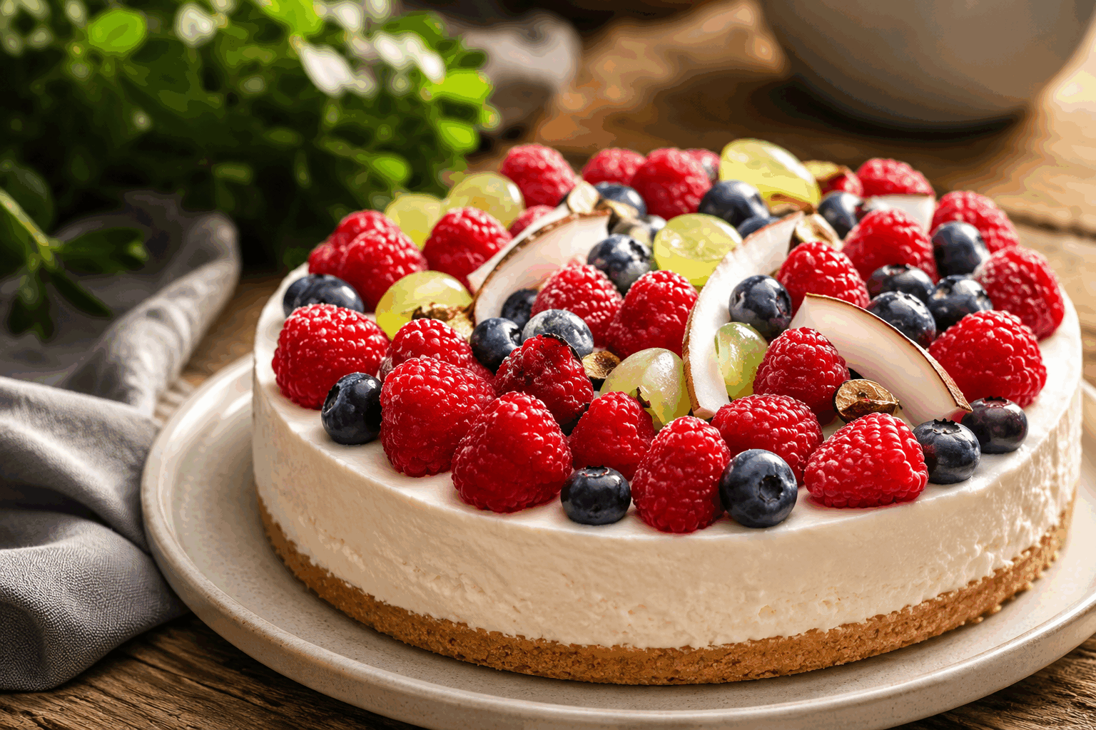 Cheesecake sans cuisson ni gélatine, prêt en 5 minutes, frais et léger à souhait 😋👌 Description Ce cheesecake sans cuisson ni gélatine est une douceur rapide et facile à réaliser, idéale pour les envies de dessert frais et léger. Sa texture onctueuse associée à une base croustillante ravira les amateurs de desserts gourmands sans prise de tête. Parfait pour une pause gourmande improvisée ou un dessert estival léger. Informations Temps de préparation : 5 minutes Temps de cuisson : 0 minute Nombre de portions : 6 personnes Difficulté : Facile Ingrédients Pour la base 150 g de biscuits type petit-beurre ou spéculoos 60 g de beurre doux fondu Pour la crème 250 g de fromage frais type cream cheese 200 ml de crème liquide entière bien froide 50 g de sucre glace 1 cuillère à café d’extrait de vanille Le jus d’un demi-citron Préparation Écrase finement les biscuits dans un saladier ou un sac plastique à l’aide d’un rouleau à pâtisserie. Mélange les miettes de biscuits avec le beurre fondu puis répartis ce mélange au fond d’un moule à charnière ou de verrines. Tasse bien pour obtenir une base compacte. Monte la crème liquide en chantilly ferme à l’aide d’un batteur électrique. Mets-la immédiatement au frais. Dans un autre récipient, fouette le fromage frais avec le sucre glace, l’extrait de vanille et le jus de citron jusqu’à obtention d’une texture lisse. Incorpore délicatement la chantilly au mélange de fromage à l’aide d’une spatule, en veillant à ne pas casser la mousse. Verse cette préparation sur la base biscuitée, lisse la surface avec une spatule. Place au réfrigérateur au minimum 1 heure si possible, pour que le cheesecake soit bien frais et que la base soit ferme. Astuces Veille à utiliser une crème liquide bien froide pour réussir une chantilly stable et légère. Pour un goût plus acidulé, ajoute un peu plus de jus de citron ou quelques zestes fins. Pour varier la base, remplace les biscuits classiques par des biscuits aux amandes ou aux noix. Consomme ce cheesecake dans les 24 heures pour profiter de sa fraîcheur optimale. Service Servez ce cheesecake très frais, décoré de fruits rouges frais, d’un coulis de fruits ou de zestes d’agrumes pour apporter de la couleur et du peps. Il s’accompagne parfaitement d’un thé léger ou d’un dessert glacé pour une occasion estivale ou un goûter léger.