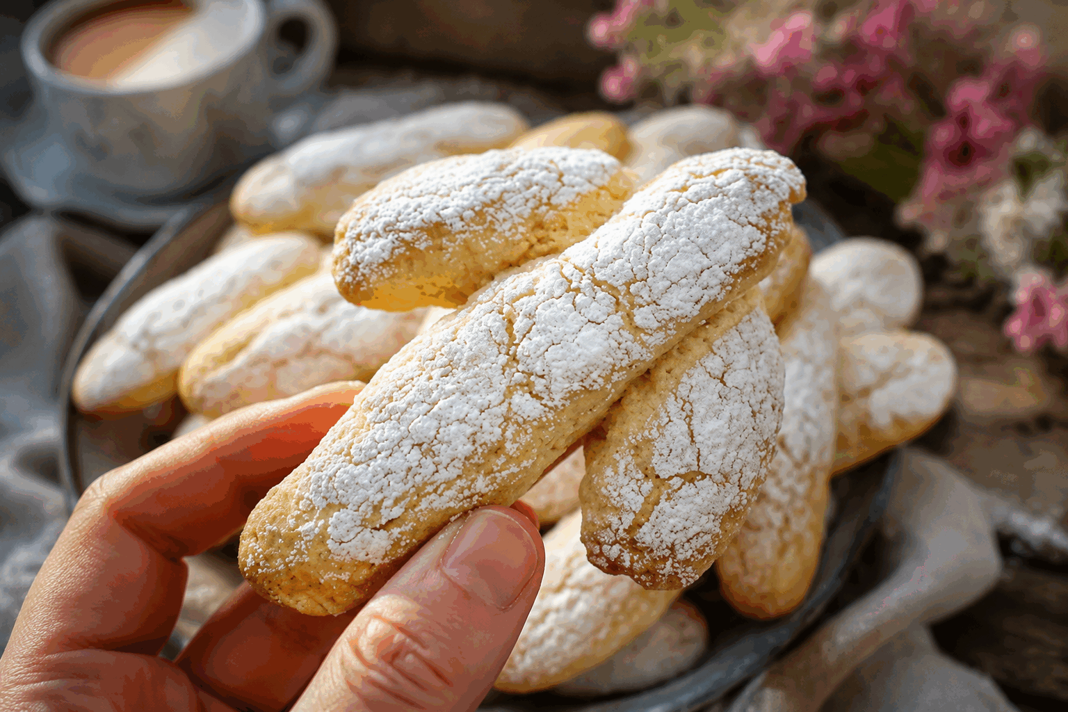 Colombes de Pâques en 15 minutes : la recette italienne de famille qui fond dans la bouche ✨ Description Les colombes de Pâques sont une douceur italienne traditionnelle, symbole de paix et de renouveau au printemps. Cette version express conserve tout le charme de la recette familiale, avec une pâte moelleuse et parfumée qui fond délicatement en bouche. Parfaite pour une fête de Pâques improvisée, elle ravira petits et grands en seulement 15 minutes de préparation. Informations Temps de préparation : 15 minutes Temps de cuisson : 15 minutes Nombre de portions : 4 colombes individuelles Difficulté : Facile Ingrédients Pour la pâte rapide 150 g de farine de blé 50 g de sucre 1 œuf 80 ml de lait tiède 40 g de beurre fondu 1/2 sachet de levure chimique (environ 5 g) 1 pincée de sel 1 cuillère à café d’extrait de vanille Le zeste râpé d’une orange Pour la décoration 30 g d’amandes effilées 1 cuillère à soupe de sucre glace Un peu de miel liquide (facultatif) Préparation Préchauffe le four à 180 °C (chaleur tournante de préférence). Dans un bol, mélange la farine, la levure chimique, le sucre, le sel, et le zeste d’orange. Ajoute l’œuf, le lait tiède, le beurre fondu et l’extrait de vanille. Mélange rapidement mais soigneusement jusqu’à obtenir une pâte homogène et souple. Forme quatre petites colombes sur une plaque recouverte de papier cuisson. Pour cela, moule-la pâte en forme de petit ovale avec deux protubérances sur les côtés pour représenter les ailes. Parseme les amandes effilées sur le dessus et saupoudre légèrement de sucre glace. Enfourne pour environ 15 minutes, jusqu’à ce que les colombes soient dorées et qu’un cure-dent ressorte sec. À la sortie du four, laisse tiédir quelques minutes et, si tu le souhaites, nappe légèrement de miel pour apporter de la brillance et un goût subtil supplémentaire. Astuces Utilise un lait tiède pour activer correctement la levure et obtenir une pâte légère. Si tu n’as pas de levure chimique, tu peux remplacer par 4 g de levure de boulanger instantanée et laisser reposer la pâte 30 minutes avant cuisson. Pour encore plus de saveurs, ajoute des raisins secs ou des pépites de chocolat à la pâte. Conserve les colombes dans une boîte hermétique pour préserver leur moelleux jusqu’au lendemain. Service Servez les colombes encore tièdes pour profiter pleinement de leur texture fondante. Elles accompagnent délicieusement un café, un thé ou un chocolat chaud lors du petit-déjeuner ou du goûter de Pâques. Présente-les sur une assiette décorée de fleurs de printemps pour un effet festif et convivial.