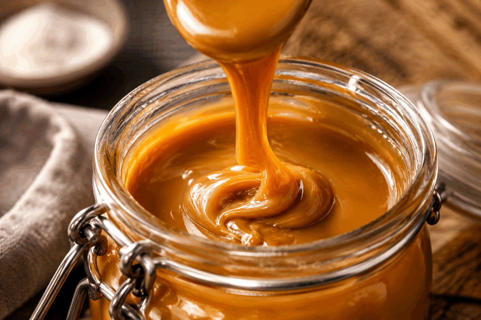 Confiture de café maison en 3 ingrédients, le secret gourmand qui va vous surprendre ☕✨ Description Cette confiture de café maison est un pur délice pour les amateurs de café et de douceurs simples. Avec seulement trois ingrédients, elle offre une texture onctueuse et un goût riche en arômes torréfiés. Parfaite pour accompagner vos tartines, viennoiseries ou desserts, elle apportera une touche gourmande et originale à votre petit-déjeuner ou goûter. Informations Temps de préparation : 5 minutes Temps de cuisson : 40 minutes Nombre de portions : 6 à 8 pots Difficulté : Facile Ingrédients Pour la confiture de café 200 g de sucre blond 250 ml d’eau 30 g de café moulu (de préférence un café corsé, type espresso) Préparation Verse l’eau dans une casserole, ajoute le sucre et porte à ébullition à feu moyen en remuant régulièrement jusqu’à dissolution complète du sucre. Retire la casserole du feu, incorpore le café moulu puis couvre. Laisse infuser pendant 15 minutes pour extraire les arômes. Filtre le mélange à travers une étamine ou un filtre très fin dans une autre casserole pour éliminer les grains de café. Remets le liquide filtré à chauffer à feu doux et fais cuire doucement en remuant régulièrement jusqu’à obtenir une consistance sirupeuse et légèrement épaisse, environ 20 à 25 minutes. La confiture doit napper la cuillère. Verse immédiatement la confiture chaude dans des pots en verre stérilisés, ferme-les et retourne-les pour stériliser l'air et assurer une bonne conservation. Laisse refroidir complètement avant de stocker à température ambiante dans un endroit sec et à l’abri de la lumière. Astuces Utilise un café fraîchement moulu pour révéler des arômes plus intenses et naturels. Pour une saveur plus douce, privilégie un sucre blond ou du sucre de canne non raffiné. Si la confiture est trop liquide après refroidissement, prolonge la cuisson de quelques minutes supplémentaires. Conserve la confiture au réfrigérateur après ouverture et consomme-la dans le mois. Service Cette confiture de café s’apprécie particulièrement sur des tartines de pain frais, des croissants ou des biscuits secs. Elle peut également accompagner un fromage blanc, enrichir une mousse au chocolat ou être utilisée pour garnir des pancakes lors d’un brunch gourmand. Parfaite pour surprendre vos invités avec une touche originale et caféinée.
