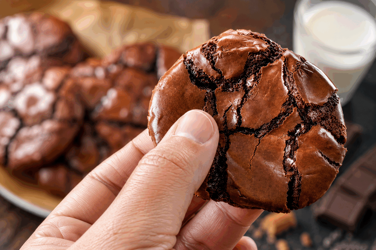 Cookies ultra rapides, 3 ingrédients seulement et sans farine ni beurre 😍✨ Description Ces cookies ultra rapides se préparent en un clin d'œil avec seulement trois ingrédients simples, sans farine ni beurre. Leur texture est fondante à l’intérieur avec un léger croquant, et leur goût riche en chocolat ravira les amateurs de gourmandise. Parfaits pour une pause sucrée express ou un goûter improvisé ! Informations Temps de préparation : 5 minutes Temps de cuisson : 10 minutes Nombre de portions : 12 cookies Difficulté : Facile Ingrédients Pour la pâte 2 bananes mûres (environ 200 g) 150 g de pépites de chocolat noir 70 g de flocons d’avoine Préparation Préchauffe le four à 180°C (chaleur statique). Écrase les bananes dans un bol à l’aide d’une fourchette jusqu’à obtenir une purée lisse. Ajoute les flocons d’avoine puis mélange bien pour incorporer uniformément. Incorpore ensuite les pépites de chocolat et mélange délicatement. Forme des petits tas de pâte sur une plaque recouverte de papier cuisson en les espaçant légèrement. Enfourne pendant 8 à 10 minutes, jusqu’à ce que les cookies soient légèrement dorés sur les bords. Laisse-les refroidir quelques minutes avant de les décoller délicatement pour qu’ils durcissent un peu. Astuces Choisis des bananes bien mûres pour un goût sucré naturel et une texture moelleuse. Si tu souhaites des cookies plus croquants, rallonge la cuisson de 1 à 2 minutes en surveillant bien. Tu peux remplacer les pépites de chocolat par des morceaux de fruits secs ou des noix pour varier les saveurs. Conserve-les dans une boîte hermétique à température ambiante jusqu’à 3 jours pour préserver leur moelleux. Service Servez ces cookies tièdes ou à température ambiante, accompagnés d’un verre de lait, d’un café ou d’un thé. Ils sont idéaux pour un goûter rapide, un pique-nique ou un dessert léger à tout moment de la journée.