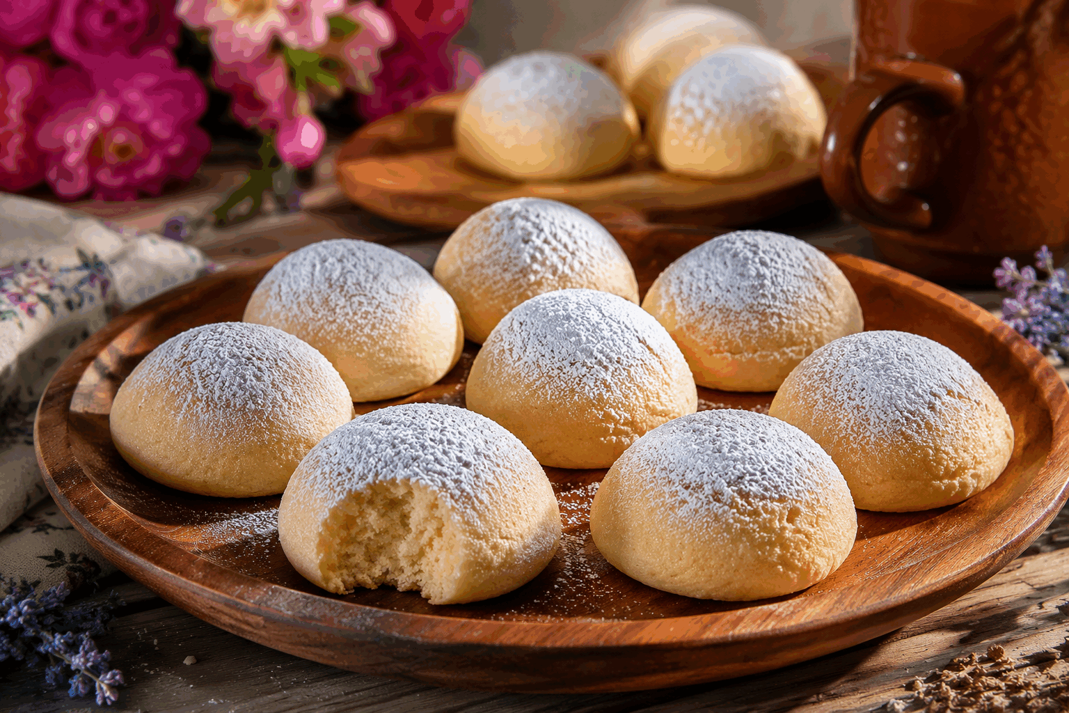 Cookies vanille en 5 minutes, seulement 2 ingrédients et zéro œuf, un vrai délice 👌 Description Ces cookies à la vanille se préparent en un temps record avec seulement deux ingrédients simples et sans œufs. Leur texture est fondante et légèrement croustillante sur les bords, avec un délicieux parfum naturel de vanille. Parfaits pour une envie rapide de gourmandise ou une pause snack improvisée. Informations Temps de préparation : 5 minutes Temps de cuisson : 10 minutes Nombre de portions : 8 pièces Difficulté : Facile Ingrédients Pour la pâte 200 g de farine 120 g de yaourt nature ou fromage blanc 1 cuillère à café d’extrait de vanille ou de sucre vanillé 1 pincée de sel Préparation Préchauffe le four à 180°C (chaleur statique). Dans un saladier, mélange la farine, le sel et l’extrait de vanille (ou le sucre vanillé). Ajoute le yaourt nature et incorpore-le délicatement avec une spatule jusqu’à obtenir une boule de pâte homogène. Forme des petites boules de pâte (environ 25 g chacune) et place-les sur une plaque recouverte de papier cuisson en les espaçant. Aplatis légèrement chaque boule avec le dos d’une cuillère ou la paume de la main. Enfourne pendant 10 minutes, jusqu’à ce que les bords soient légèrement dorés. Laisse refroidir quelques minutes avant de décoller les cookies, ils durciront légèrement en refroidissant. Astuces Pour une version plus gourmande, ajoutez quelques pépites de chocolat ou des éclats d’amandes dans la pâte. Ne pas trop travailler la pâte pour éviter des cookies durs. Le yaourt apporte de l’humidité, tu peux remplacer par du fromage blanc pour plus de douceur. Conserve les cookies dans une boîte hermétique pour garder le moelleux plusieurs jours. Service Déguste ces cookies à température ambiante, accompagnés d’un verre de lait, d’un thé ou d’un café. Ils conviennent parfaitement aux goûters improvisés, aux pauses petit plaisir ou même pour une collation légère à tout moment de la journée.