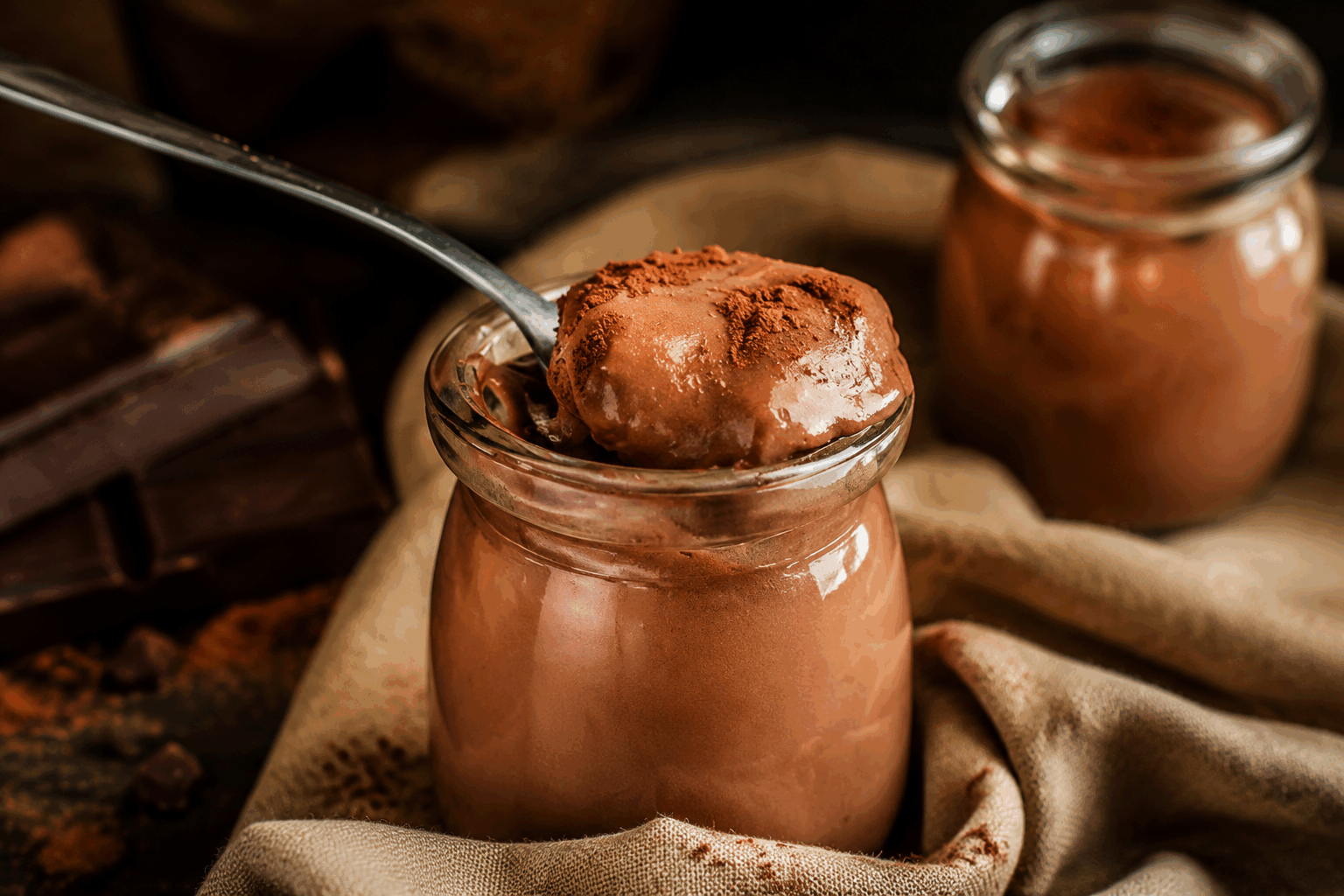 Crème dessert légère sans sucre ni œufs : seulement 3 ingrédients et c’est prêt ! 🔥👌
