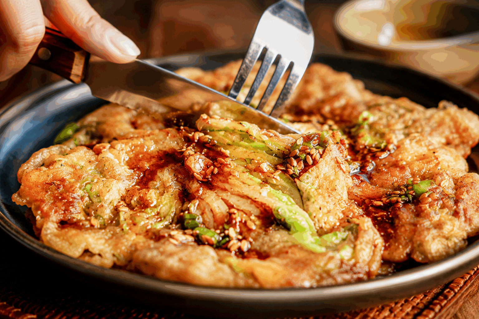 Crêpes asiatiques au chou chinois, prêtes en 10 minutes, un régal à tester absolument 🔥