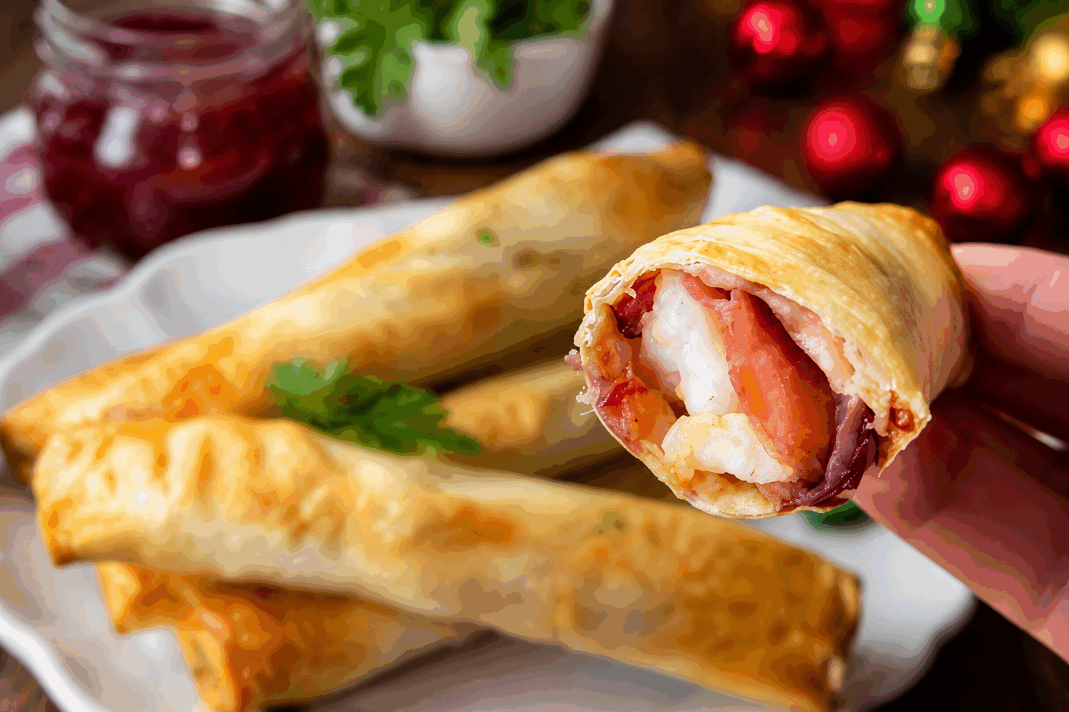 Croquez ces bouchées croustillantes aux crevettes prêtes en 10 minutes, un délice facile à partager ! 😍✨ Description Ces bouchées croustillantes aux crevettes allient la fraîcheur marine à une panure dorée et légère pour un plaisir gustatif immédiat. Faciles à préparer en seulement 10 minutes, elles sont parfaites pour un apéritif convivial ou un repas rapide à partager entre amis ou en famille. Informations Temps de préparation : 5 minutes Temps de cuisson : 5 minutes Nombre de portions : 4 personnes (16 pièces) Difficulté : Facile Ingrédients Pour les bouchées 300 g de crevettes crues décortiquées 100 g de farine de blé 2 œufs 100 g de chapelure (panko de préférence pour plus de croustillant) 1 cuillère à café de paprika doux 1 gousse d'ail 1 cuillère à soupe de persil frais ciselé Sel fin Poivre noir du moulin Huile de tournesol ou d’arachide pour la friture Pour la sauce d’accompagnement (facultatif) 100 g de yaourt nature 1 cuillère à café de moutarde douce 1 cuillère à soupe de jus de citron 1 cuillère à soupe de ciboulette ciselée Sel et poivre Préparation Épluchez et hachez finement la gousse d’ail. Découpez les crevettes en morceaux de taille bouchée si elles sont grandes. Mélangez ensuite les crevettes avec l’ail, le persil, le paprika, du sel et du poivre dans un bol. Préparez trois récipients : un avec la farine, un autre avec les œufs battus salés, et le dernier avec la chapelure. Formez de petites bouchées avec les crevettes assaisonnées (environ la taille d’une noix), puis passez-les successivement dans la farine, les œufs, puis la chapelure pour bien les enrober. Faites chauffer l’huile dans une poêle suffisamment large à 180°C ou jusqu’à ce qu’une petite chapelure y crépite. Faites frire les bouchées en plusieurs fois environ 2 à 3 minutes de chaque côté, jusqu’à ce qu’elles soient dorées et croustillantes. Égouttez les bouchées sur du papier absorbant pour retirer l’excès d’huile. Pour la sauce : mélangez le yaourt, la moutarde, le jus de citron, la ciboulette, puis assaisonnez à votre goût. Astuces Pour un croustillant optimal, utilisez de la chapelure panko ou mélangez chapelure et cornflakes écrasés. Ne surchargez pas la poêle pour éviter que la température de l’huile baisse et que les bouchées deviennent grasses. Servez rapidement les bouchées pour conserver tout leur croquant. Vous pouvez remplacer les crevettes par des petits morceaux de poisson blanc ferme selon vos envies. Service Suggérez ces bouchées croustillantes aux crevettes chaudes, accompagnées de la sauce yaourt citronné pour un contraste frais. Elles se marient également très bien avec une salade verte, quelques quartiers de citron et un verre de vin blanc frais. Parfaites pour un apéritif dînatoire ou un repas léger et convivial.