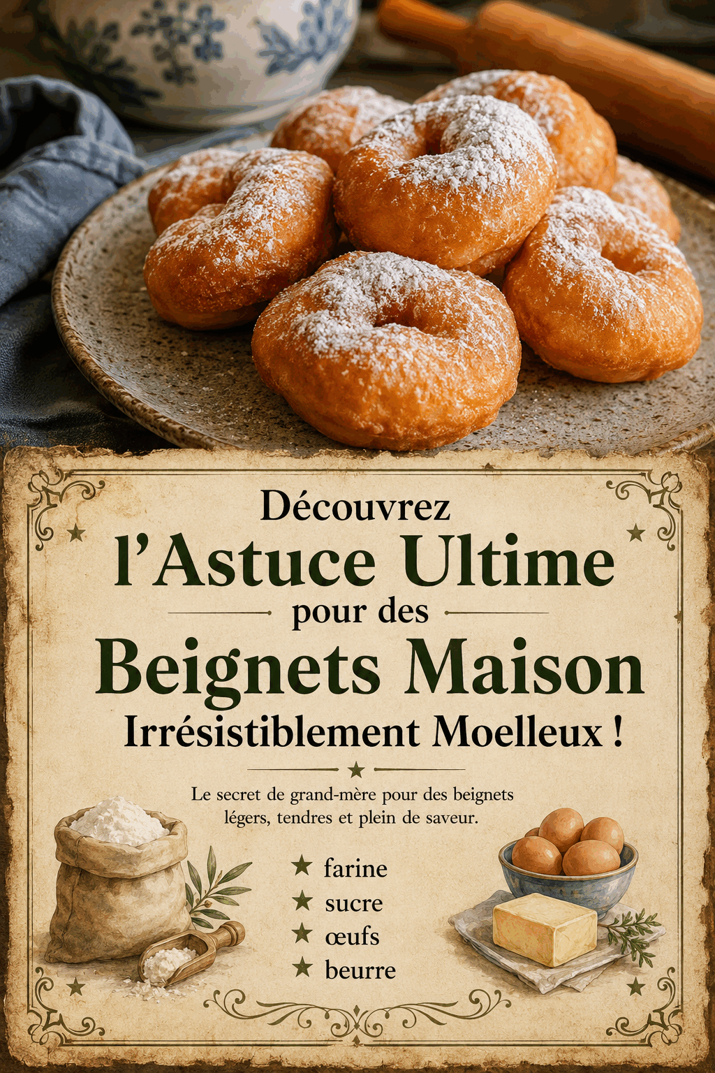 Découvrez l'Astuce Ultime pour des Beignets Maison Irrésistiblement Moelleux !