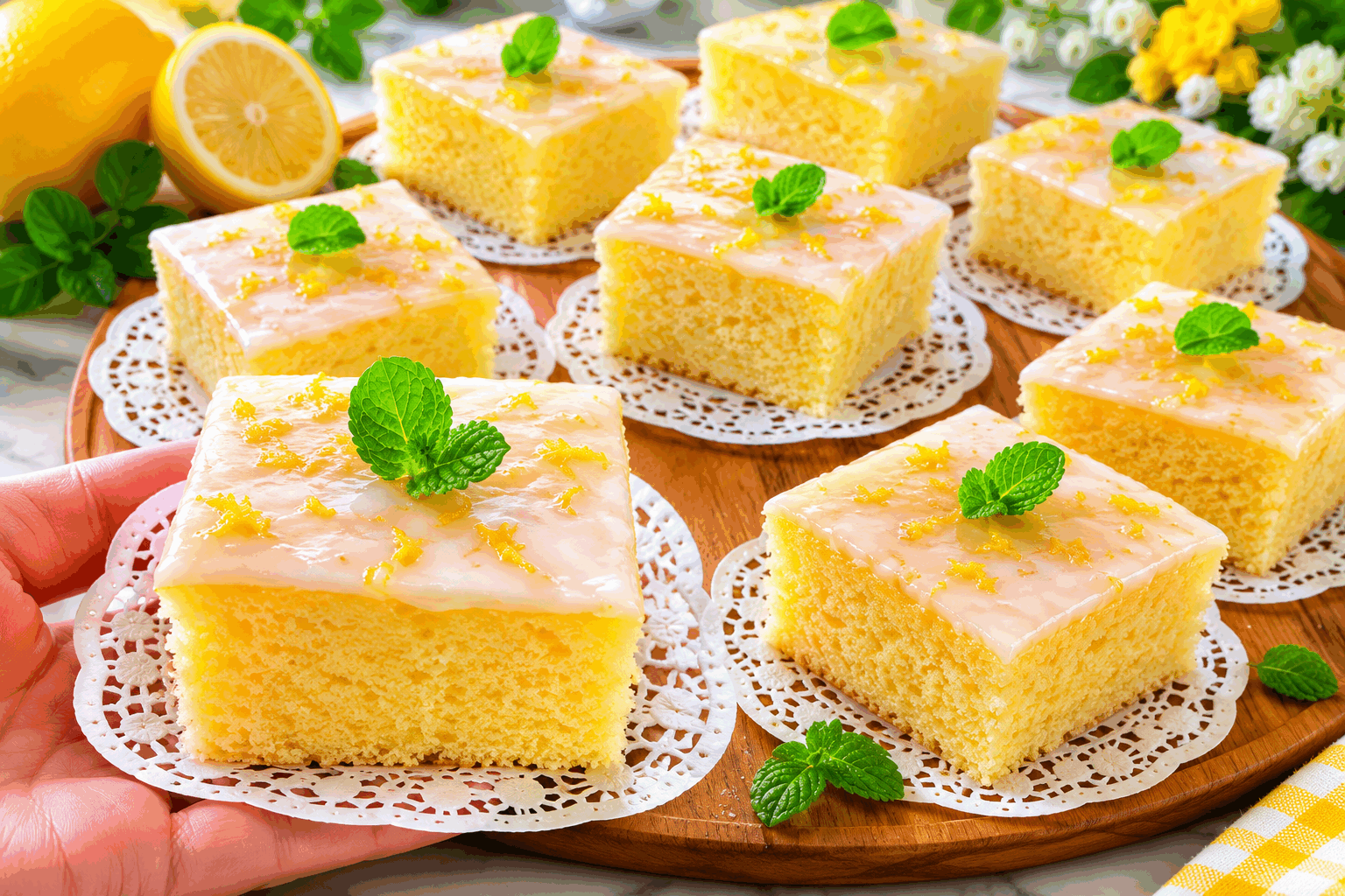En 5 minutes, réalisez ce gâteau au citron qui fond littéralement dans la bouche 🍋 Description Ce gâteau au citron express est un délice léger et moelleux, avec une texture fondante qui ravit les papilles. Sa saveur fraîche et acidulée en fait un dessert idéal pour les moments où l’on souhaite se faire plaisir rapidement. Parfait pour un goûter improvisé ou une fin de repas légère. Informations Temps de préparation : 5 minutes Temps de cuisson : 15 minutes Nombre de portions : 4 personnes Difficulté : Facile Ingrédients Pour le gâteau 100 g de farine 80 g de sucre en poudre 2 œufs 75 g de beurre fondu 1 citron (jus + zeste râpé) 1/2 sachet de levure chimique (soit 5 g) 1 pincée de sel Pour le sirop au citron (optionnel) 30 ml de jus de citron 20 g de sucre glace Préparation Préchauffe le four à 180°C (chaleur tournante si possible). Dans un saladier, bats les œufs avec le sucre jusqu’à obtenir un mélange mousseux. Ajoute le beurre fondu, le jus et le zeste de citron, puis mélange bien. Incorpore la farine tamisée avec la levure et la pincée de sel. Mélange délicatement jusqu’à ce que la pâte soit homogène. Verse la préparation dans un moule beurré et fariné (diamètre 18 cm recommandé). Enfourne pour 15 minutes. Vérifie la cuisson en piquant le centre avec la pointe d’un couteau, elle doit ressortir sèche. Pendant la cuisson, prépare le sirop en mélangeant le jus de citron avec le sucre glace. À la sortie du four, arrose délicatement le gâteau avec le sirop pour renforcer le goût citronné et la texture fondante. Laisse tiédir avant de démouler et servir. Astuces Utilise un citron non traité pour pouvoir récupérer le zeste en toute sécurité. Privilégie un beurre doux de qualité pour un goût plus onctueux. Ne mélange pas trop vigoureusement la pâte après l’ajout de la farine pour garder une texture légère. Ce gâteau est excellent servi frais, mais pas trop froid pour conserver sa texture fondante. Service Sers ce gâteau au citron avec une tasse de thé ou un café pour un goûter simple et raffiné. Il accompagne également très bien un dessert glacé ou une salade de fruits frais pour un contraste de fraîcheur. Présente-le décoré d’un zeste de citron ou d’une fine tranche pour une touche esthétique.