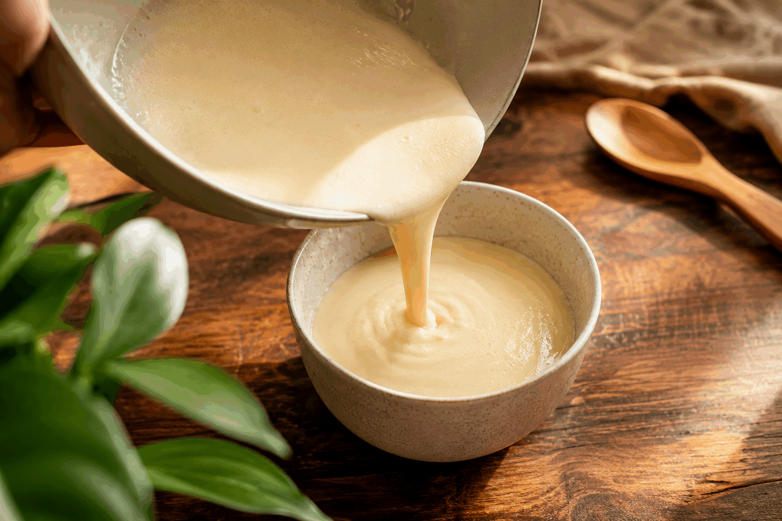 Faites votre babeurre maison en 2 minutes avec seulement 2 ingrédients, c’est bluffant ! 👌🔥 Description Le babeurre maison est une alternative simple et rapide au babeurre acheté, offrant une saveur légèrement acidulée idéale pour de nombreuses recettes. Ce lait fermenté apporte une texture onctueuse et un goût frais, parfait pour les pancakes, les pâtisseries ou les marinades. Facile à réaliser en 2 minutes, cette méthode nécessite uniquement deux ingrédients basiques. Informations Temps de préparation : 2 minutes Temps de cuisson : 0 minute Nombre de portions : 250 ml (environ 1 tasse) Difficulté : Facile Ingrédients Pour le babeurre maison 240 ml de lait entier ou demi-écrémé 15 ml de jus de citron frais ou de vinaigre blanc Préparation Versez le lait dans un verre ou un bol. Ajoutez le jus de citron ou le vinaigre blanc au lait. Mélangez doucement avec une cuillère. Laissez reposer à température ambiante pendant environ 2 minutes, le lait va légèrement épaissir et cailler. Utilisez immédiatement votre babeurre maison dans vos recettes préférées. Astuces Pour un goût plus prononcé, laissez reposer le mélange jusqu’à 5 minutes. Privilégiez le lait entier pour un babeurre plus riche et onctueux. Si vous souhaitez préparer plus de babeurre, conservez-le au réfrigérateur et utilisez-le dans les 24 heures. Le jus de citron peut être remplacé par du vinaigre de cidre pour une saveur plus douce. Service Utilisez votre babeurre maison dans les recettes de pancakes, gaufres, cakes, marinades ou sauces pour apporter moelleux et légèreté. Idéal pour toutes vos préparations gourmandes du petit-déjeuner au goûter, il parfume subtilement vos plats avec une pointe d’acidité fraîche.