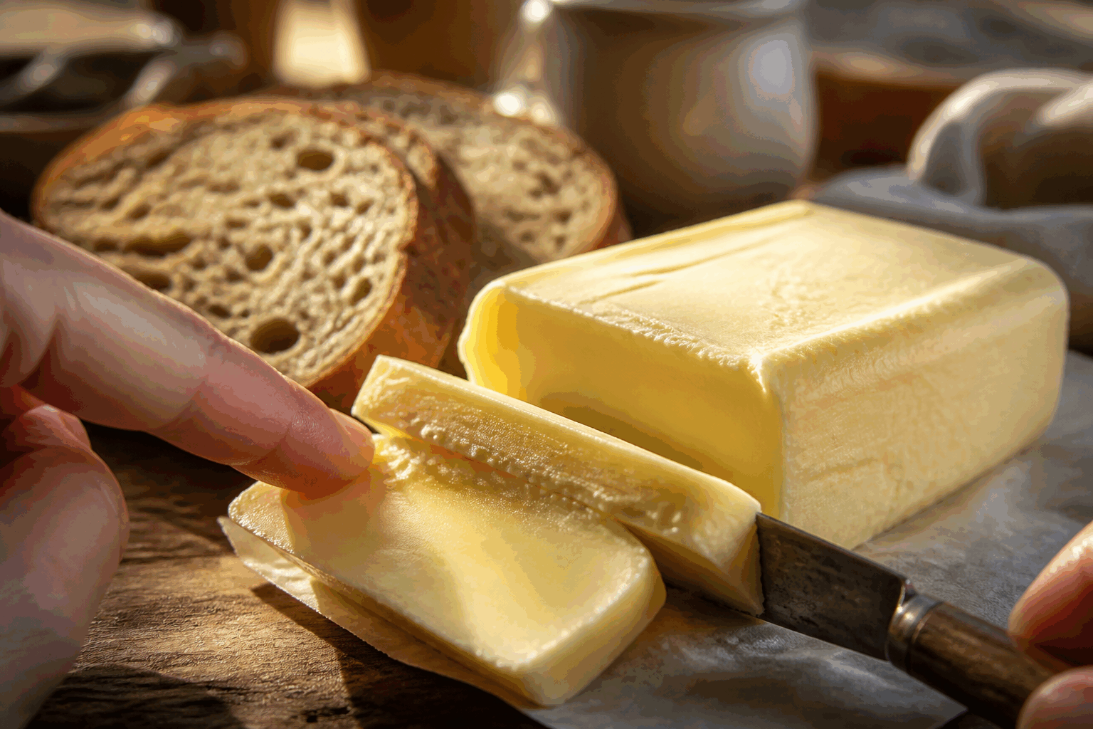 Faites votre beurre maison en 5 minutes avec un seul ingrédient, c’est bluffant ! 🔥 Description Apprenez à réaliser un beurre frais maison en un temps record avec un seul ingrédient : la crème fraîche entière. Ce beurre maison est onctueux, naturel et savoureux, parfait pour accompagner vos pains et plats préférés. Idéal pour surprendre vos proches avec une préparation simple et authentique. Informations Temps de préparation : 5 minutes Temps de cuisson : 0 minute Nombre de portions : 4 personnes Difficulté : Facile Ingrédients Pour le beurre maison 500 ml de crème fraîche entière (minimum 30% de matière grasse), bien froide 1 pincée de sel (facultatif) Préparation Versez la crème fraîche bien froide dans un bol ou un récipient haut. Fouettez la crème à vitesse moyenne à l’aide d’un batteur électrique ou au robot pâtissier. Continuez jusqu’à ce que la crème se transforme d’abord en chantilly, puis débute la phase de séparation. Vous verrez apparaître un liquide jaunâtre (le babeurre) et une masse solide qui se forme progressivement ; c’est le beurre. Stoppez le batteur lorsque le beurre s’est formé en grains et que le liquide est bien séparé. Versez le contenu dans un tamis ou un linge propre et pressez doucement pour enlever le maximum de babeurre, cela permet de conserver un beurre plus ferme et qui se conserve mieux. Rincez le beurre sous un filet d’eau froide en pressant à nouveau pour éliminer les restes de liquide. Ajoutez une pincée de sel si vous souhaitez un beurre salé, puis mélangez bien. Façonnez le beurre en un bloc ou en petits morceaux selon votre envie. Réservez au frais jusqu’à utilisation. Astuces Choisissez une crème fraîche très froide et riche en matière grasse pour un beurre réussi et ferme. Ne jetez pas le babeurre, il est parfait pour préparer des pancakes ou des pâtisseries. Pour un beurre aromatisé, incorporez des herbes fraîches hachées ou un peu d’ail avant de façonner le beurre. Attention à ne pas trop fouetter, sinon le beurre devient granuleux et sec. Service Dégustez ce beurre maison sur des tranches de pain frais, des tartines grillées, ou accompagnez-le de légumes vapeur, de poissons ou de viandes pour rehausser délicatement les saveurs. Ce beurre artisanal ravira aussi bien les petits déjeuners que les repas conviviaux.