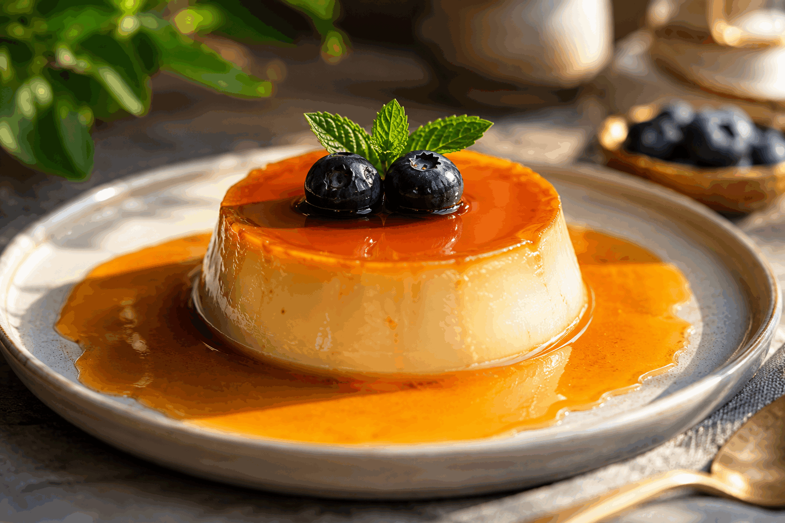 Flan sans four en 3 ingrédients, prêt en 5 minutes, la recette qui surprend vraiment 👌 Description Ce flan sans cuisson est un dessert simple, rapide et délicieux, composé de seulement trois ingrédients. Sa texture est onctueuse et légère, parfaite pour une envie gourmande de dernière minute. Idéal pour les soirées improvisées ou pour accompagner un café, ce flan surprendra vos convives par sa facilité et son goût réconfortant. Informations Temps de préparation : 5 minutes Temps de cuisson : 0 minute Nombre de portions : 4 personnes Difficulté : Facile Ingrédients Pour le flan 500 ml de lait entier 100 g de sucre 2 œufs entiers Préparation Dans un bol, bats les œufs avec le sucre jusqu'à obtenir un mélange homogène et légèrement mousseux. Fais chauffer doucement le lait dans une casserole sans le faire bouillir. Verse lentement le lait chaud sur le mélange œufs-sucre tout en remuant continuellement pour éviter de cuire les œufs. Répartis la préparation dans des ramequins individuels. Laisse reposer à température ambiante pendant 5 minutes, puis place au réfrigérateur au minimum 2 heures pour que le flan prenne bien. Astuces Pour un flan encore plus onctueux, utilise du lait entier ou ajoute un peu de crème fraîche. Tu peux remplacer le sucre par du miel ou du sirop d’agave pour une variante plus naturelle. Ajoute une gousse de vanille fendue dans le lait chaud pour parfumer subtilement ton flan. Tapote légèrement les ramequins pour éliminer les bulles d’air et obtenir une surface lisse. Service Servez ce flan bien frais, nature ou accompagné d’un coulis de fruits rouges, de caramel liquide ou d’une touche de crème fouettée. C’est le dessert parfait pour terminer un repas léger ou pour une pause gourmande à tout moment de la journée.