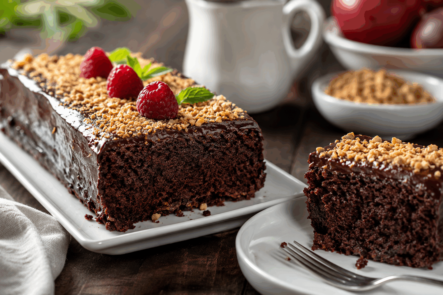 Gâteau au chocolat ultra moelleux en 5 minutes, la recette express qui fond en bouche 🍫✨ Description Ce gâteau au chocolat ultra moelleux est une recette rapide et facile qui se prépare en seulement 5 minutes. Sa texture fondante en bouche et son goût intense raviront les amateurs de chocolat. Idéal pour une envie gourmande de dernière minute ou pour un goûter improvisé. Informations Temps de préparation : 5 minutes Temps de cuisson : 10 minutes Nombre de portions : 4 personnes Difficulté : Facile Ingrédients Pour le gâteau 100 g de chocolat noir pâtissier 50 g de beurre 50 g de sucre en poudre 2 œufs 30 g de farine 1 pincée de sel 1 cuillère à café d’extrait de vanille (facultatif) Préparation Fais fondre le chocolat et le beurre ensemble au micro-ondes ou au bain-marie jusqu’à obtenir un mélange lisse. Dans un saladier, bats les œufs avec le sucre jusqu’à ce que le mélange blanchisse et devienne mousseux. Ajoute le mélange chocolat/beurre fondu au mélange œufs-sucre, puis incorpore la farine tamisée et la pincée de sel. Mélange délicatement pour obtenir une pâte homogène. Incorpore l’extrait de vanille si utilisé. Verse la préparation dans un moule à gâteau beurré et fariné (ou recouvert de papier sulfurisé). Enfourne dans un four préchauffé à 180°C et fais cuire pendant environ 10 minutes. Vérifie la cuisson : le centre doit rester un peu fondant pour garder le moelleux. Laisse refroidir quelques minutes avant de démouler délicatement. Astuces Privilégie un chocolat de bonne qualité pour un goût intense et gourmand. Ne fais pas trop cuire le gâteau pour conserver son moelleux et son fondant. Si tu n’as pas de micro-ondes, fais fondre le chocolat doucement au bain-marie pour éviter de brûler. Tu peux ajouter une cuillère à soupe de crème fraîche dans la pâte pour encore plus de douceur. Service Serre ce gâteau tiède ou à température ambiante, accompagné d’une boule de glace à la vanille, d’une chantilly ou d’un coulis de fruits rouges. Parfait pour une pause gourmande en famille ou entre amis, il se déguste en toute simplicité avec un café ou un thé.