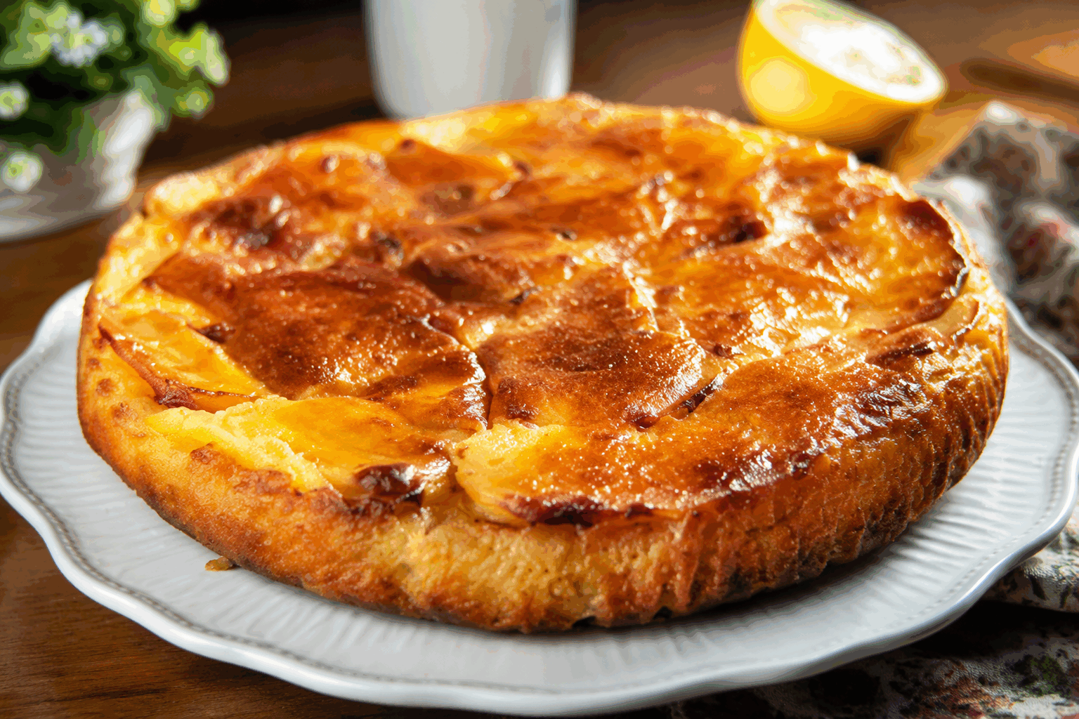 Gâteau aux pommes et cannelle sans four en 5 minutes, fondant et parfumé 🔥 Description Ce gâteau aux pommes et à la cannelle se prépare en un temps record, sans utilisation de four, pour un résultat fondant et délicieusement parfumé. Idéal pour une envie de dessert rapide et gourmand, il allie la douceur des pommes à la chaleur de la cannelle dans une texture moelleuse et légère. Parfait pour une pause goûter ou un dessert improvisé. Informations Temps de préparation : 3 minutes Temps de cuisson : 2 minutes Nombre de portions : 2 personnes Difficulté : Facile Ingrédients Pour le gâteau 1 pomme moyenne (environ 150 g) 40 g de farine de blé 1 œuf 30 ml de lait 20 g de sucre roux 1/2 cuillère à café de cannelle en poudre 1/2 cuillère à café de levure chimique 1 cuillère à soupe d'huile végétale neutre (tournesol ou colza) 1 pincée de sel Préparation Pèle la pomme et râpe-la finement ou coupe-la en très petits dés. Dans un bol, fouette l'œuf avec le sucre jusqu’à ce que le mélange blanchisse légèrement. Ajoute le lait, l’huile, la cannelle et la pincée de sel. Mélange bien. Incorpore la farine et la levure tamisées, puis mélange jusqu’à obtenir une pâte homogène. Incorpore délicatement la pomme râpée ou coupée à la pâte. Verse la préparation dans un récipient adapté au micro-ondes (petit bol ou moule en silicone), préalablement huilé. Cuis au micro-ondes à puissance moyenne (environ 700 W) pendant 1 minute 30 à 2 minutes. La surface doit être ferme au toucher. Laisse refroidir quelques minutes avant de démouler et déguster. Astuces Choisis une pomme bien mûre pour plus de douceur et de fondant. Si tu préfères un goût plus prononcé, ajoute une 2e pincée de cannelle ou un peu de vanille liquide. Vérifie la cuisson au micro-ondes car la puissance varie selon les appareils, adapte le temps si nécessaire. Pour encore plus de gourmandise, ajoute quelques noix concassées ou des raisins secs dans la pâte. Service Servez ce gâteau tiède accompagné d’une boule de glace vanille ou d’un peu de crème fraîche épaisse. Il peut aussi être dégusté nature pour un goûter simple et rapide. Idéal pour une pause sucrée improvisée, ce dessert s’invite facilement à tout moment de la journée.