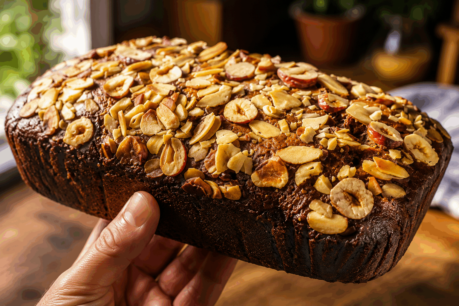 Gâteau bananes-chocolat sans farine ni sucre ajouté, prêt en 5 minutes et délicieux 👌 Description Ce gâteau moelleux allie la douceur naturelle des bananes mûres à l’intensité du chocolat noir, sans farine ni sucre ajouté. Rapidement préparé en seulement cinq minutes, il convient parfaitement à une collation saine et gourmande ou un dessert express. Sa texture fondante et son goût riche sauront séduire les amateurs de pâtisseries légères et naturelles. Informations Temps de préparation : 5 minutes Temps de cuisson : 25 minutes Nombre de portions : 6 personnes Difficulté : Facile Ingrédients Pour le gâteau 3 bananes bien mûres (environ 300 g sans la peau) 2 œufs 80 g de chocolat noir (70 % de cacao minimum) 30 g de poudre d’amande 1 cuillère à café d’extrait de vanille 1/2 cuillère à café de bicarbonate de soude Une pincée de sel Préparation Préchauffe le four à 180°C (th. 6). Écrase les bananes à la fourchette dans un grand saladier jusqu’à obtenir une purée lisse. Ajoute les œufs, l’extrait de vanille et mélange bien pour homogénéiser. Fais fondre le chocolat au bain-marie ou au micro-ondes par tranches de 30 secondes en remuant entre chaque, puis incorpore-le à la préparation. Incorpore la poudre d’amande, le bicarbonate de soude et la pincée de sel. Mélange délicatement jusqu’à obtenir une pâte homogène. Verse la pâte dans un moule à cake ou un moule à gâteau préalablement graissé ou tapissé de papier sulfurisé. Enfourne pour environ 25 minutes. Vérifie la cuisson en piquant la pointe d’un couteau ; elle doit ressortir propre ou légèrement humide. Laisse tiédir avant de démouler et de servir. Astuces Choisis des bananes bien mûres pour maximiser la douceur naturelle du gâteau sans ajouter de sucre. Pour un goût plus intense, remplace la poudre d’amande par de la farine de noix de coco, en ajustant légèrement la quantité. Pour encore plus de gourmandise, ajoute quelques morceaux de noix ou noisettes concassées dans la pâte avant cuisson. Conserve le gâteau au réfrigérateur dans une boîte hermétique et consomme-le dans les 3 jours pour préserver fraîcheur et moelleux. Service Servez ce gâteau bananes-chocolat tiède ou à température ambiante, accompagné d’un thé ou d’un café. Il fait un dessert léger et sain, parfait après un repas ou comme goûter. Pour une touche festive, décorez avec des fruits frais ou un filet de crème végétale fouettée.