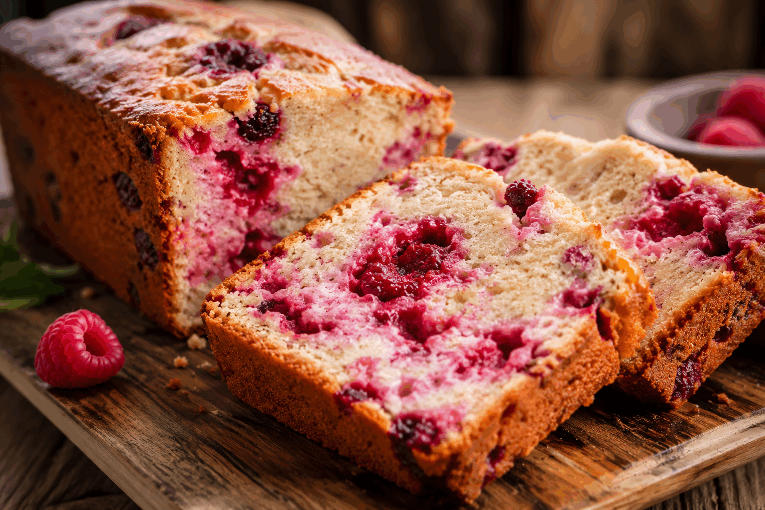 Gâteau léger framboises-banane sans sucre, prêt en 5 minutes : une douceur qui fond 😍 Description Ce gâteau léger allie la douceur naturelle de la banane à la fraîcheur acidulée des framboises pour un dessert sain et savoureux. Sans ajout de sucre, il fond délicatement en bouche, parfait pour une pause gourmande rapide et équilibrée. Idéal en goûter ou en dessert pour toute la famille. Informations Temps de préparation : 5 minutes Temps de cuisson : 25 minutes Nombre de portions : 6 personnes Difficulté : Facile Ingrédients Pour la pâte 2 bananes mûres (environ 200 g) 2 œufs 150 g de farine de blé complète ou semi-complète 1 cuillère à café de levure chimique 50 ml de compote de pommes sans sucre ajouté 80 ml de lait (végétal ou animal) 1 cuillère à café d’extrait de vanille 1 pincée de sel Pour la garniture 100 g de framboises fraîches ou surgelées Préparation Préchauffe le four à 180°C (chaleur tournante si possible). Dans un saladier, écrase les bananes à la fourchette jusqu’à obtenir une purée lisse. Ajoute les œufs un à un en mélangeant bien entre chaque ajout. Incorpore la compote de pommes, le lait et l’extrait de vanille. Mélange jusqu’à homogénéité. Dans un autre récipient, tamise la farine, la levure chimique et le sel. Puis ajoute cette préparation sèche au mélange humide progressivement, en remuant délicatement pour éviter les grumeaux. Verse la moitié de la pâte dans un moule à cake ou à gâteau légèrement huilé ou recouvert de papier cuisson. Dispose les framboises sur la pâte, puis recouvre avec le reste de la préparation. Enfourne pour 25 minutes environ, ou jusqu’à ce que la lame d’un couteau ressorte propre. Laisse tiédir avant de démouler pour que le gâteau reste bien moelleux. Astuces Choisis des bananes bien mûres pour apporter plus de douceur naturelle et éviter d’ajouter du sucre. Tu peux remplacer la farine de blé par une farine sans gluten pour une version adaptée aux intolérants. Pour un gâteau encore plus moelleux, ajoute une cuillère à soupe de yaourt nature dans la pâte. Conserve le gâteau dans une boîte hermétique à température ambiante pour préserver sa fraîcheur jusqu’à 2 jours. Service Serre ce gâteau léger avec un yaourt nature, une boule de glace vanille ou une tisane pour un goûter équilibré. Il se prête aussi bien à une collation saine qu’à un dessert simple et gourmand en toute occasion.
