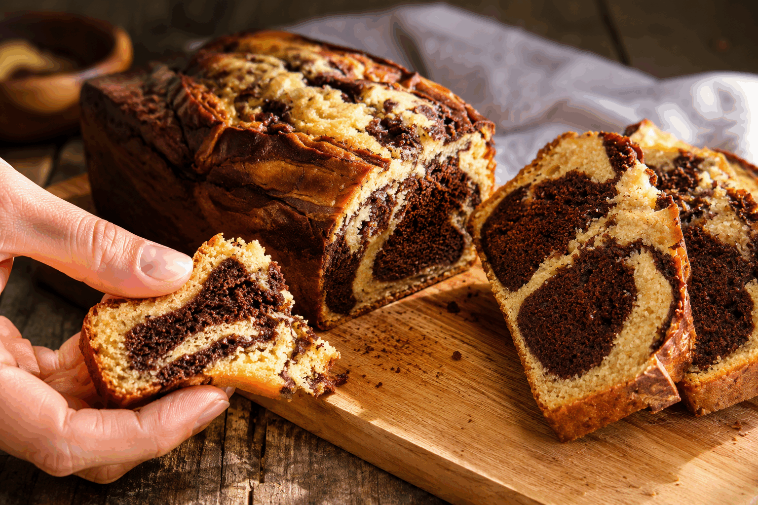 Gâteau moelleux chocolat-vanille en 5 minutes, le secret qui fait fondre tous les gourmands 😍 Description Ce gâteau moelleux marie harmonieusement le chocolat et la vanille pour un dessert fondant et parfumé. Facile et rapide, il se prépare en seulement 5 minutes, parfait pour une envie gourmande de dernière minute. Sa texture légère et ses saveurs équilibrées séduiront petits et grands lors d’un goûter ou d’un dessert improvisé. Informations Temps de préparation : 5 minutes Temps de cuisson : 20 minutes Nombre de portions : 6 personnes Difficulté : Facile Ingrédients Pour la pâte 150 g de farine 100 g de sucre 2 œufs 100 ml de lait 80 ml d’huile végétale neutre 1 sachet de levure chimique (environ 11 g) 1 cuillère à café d’extrait de vanille 1 pincée de sel Pour la partie chocolatée 30 g de cacao en poudre non sucré 2 cuillères à soupe de lait supplémentaires Préparation Préchauffe le four à 180°C (chaleur tournante de préférence). Dans un grand saladier, bats les œufs avec le sucre jusqu’à ce que le mélange blanchisse et devienne mousseux. Ajoute le lait, l’huile et l’extrait de vanille, puis mélange bien. Incorpore la farine, la levure chimique et la pincée de sel tamisées, mélange jusqu’à obtenir une pâte lisse et homogène. Sépare la pâte en deux parts égales dans deux récipients différents. Dans l’une des portions, ajoute le cacao en poudre et les 2 cuillères à soupe de lait supplémentaires. Mélange soigneusement pour incorporer le cacao sans grumeaux. Verse alternativement les cuillerées de pâte vanille et pâte au chocolat dans un moule rond (environ 20 cm de diamètre) préalablement graissé ou recouvert de papier sulfurisé. Enfourne pour 20 minutes. Vérifie la cuisson en piquant le centre avec un cure-dent : il doit ressortir sec. Laisse refroidir quelques minutes avant de démouler délicatement. Astuces Utilise du lait à température ambiante pour éviter que la pâte ne se sépare. Pour un aspect marbré plus prononcé, ne mélange pas trop les deux pâtes une fois versées dans le moule. Si tu n’as pas de cacao en poudre, tu peux remplacer par du chocolat noir fondu (environ 50 g) à incorporer dans la pâte chocolatée. Conserve ce gâteau dans une boîte hermétique à température ambiante pendant 2 jours maximum pour préserver son moelleux. Service Serre ce gâteau moelleux chocolat-vanille tiède ou à température ambiante, idéalement accompagné d’une boule de glace à la vanille ou d’un coulis de fruits rouges pour ajouter de la fraîcheur. Parfait pour un goûter rapide, un dessert improvisé ou un moment convivial entre amis.