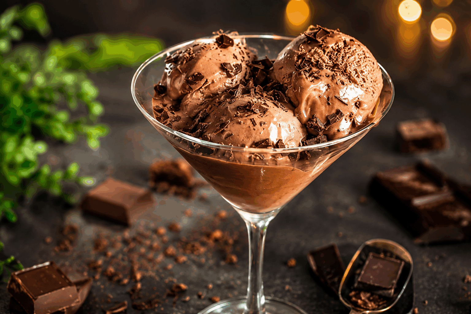 Glace au chocolat ultra simple : seulement 3 ingrédients et pas besoin de sorbetière ❗