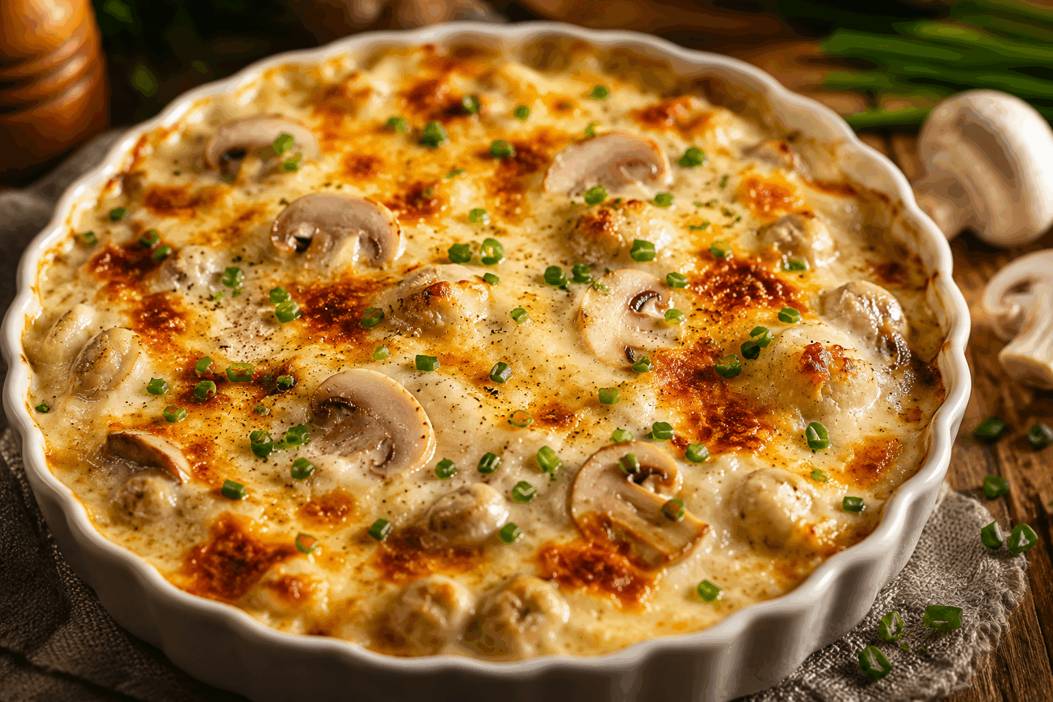 Gnocchis gratinés en 20 minutes : le plat réconfortant de l’automne ✨ Description Les gnocchis gratinés sont un plat chaleureux et réconfortant, parfait pour les soirées fraîches d’automne. Recouverts d’une généreuse couche de fromage fondant et doré, ces petits bouchées moelleuses révèlent des saveurs douces et crémeuses, idéales pour un repas rapide et convivial. Informations Temps de préparation : 10 minutes Temps de cuisson : 10 minutes Nombre de portions : 4 personnes Difficulté : Facile Ingrédients Pour les gnocchis 500 g de gnocchis de pommes de terre (fraîches ou frais du commerce) Pour la sauce et le gratin 200 ml de crème fraîche épaisse 100 g de gruyère râpé 50 g de parmesan râpé 1 gousse d’ail 20 g de beurre Sel et poivre du moulin Quelques feuilles de sauge ou de thym frais (facultatif) Préparation Préchauffe le four à 200°C en mode grill (ou chaleur tournante si possible). Fais cuire les gnocchis dans une grande casserole d’eau bouillante salée pendant 2 à 3 minutes, jusqu’à ce qu’ils remontent à la surface. Égoutte-les soigneusement. Frotte un plat à gratin avec la gousse d’ail coupée en deux, puis beurre-le avec la moitié du beurre. Dispose les gnocchis dans le plat, répartis de manière uniforme. Dans un bol, mélange la crème fraîche avec la moitié du gruyère râpé, le parmesan, du sel, du poivre et les herbes aromatiques si utilisées. Verse cette sauce crémeuse sur les gnocchis, puis parsème le reste de gruyère sur le dessus. Dépose quelques noisettes du reste de beurre sur le gratin pour parfaire la cuisson et le doré. Enfourne pendant 8 à 10 minutes, jusqu’à ce que le dessus soit bien doré et bouillonnant. Sort le plat du four, laisse reposer 2 minutes avant de servir. Astuces Utilise des gnocchis frais pour un moelleux optimal, mais les gnocchis surgelés conviennent aussi très bien. Pour une version plus légère, remplace la crème fraîche épaisse par de la crème légère ou du yaourt grec. Ajoute des champignons sautés ou des dés de jambon pour enrichir la garniture. Veille à ne pas trop cuire les gnocchis avant de les gratiner pour éviter qu’ils deviennent caoutchouteux. Service Sers ce gratin de gnocchis bien chaud, accompagné d’une salade verte croquante ou de légumes rôtis pour un dîner automnal complet et convivial. Ce plat simple et savoureux saura réchauffer les cœurs lors des soirées fraîches.