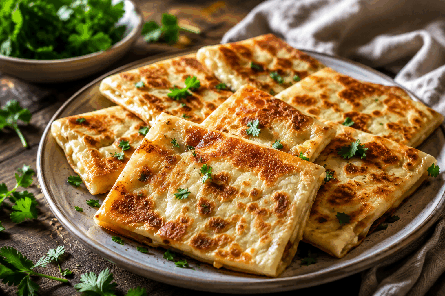 La brick farcie façon mssemen sans pâte ni pétrissage, prête en 10 minutes 😋👌 Description Cette recette inventive revisite la traditionnelle brick farcie en utilisant une préparation rapide inspirée du mssemen, une crêpe feuilletée marocaine, mais sans pâte ni pétrissage. Le résultat est une farce savoureuse enfermée dans une galette moelleuse et croustillante, parfaite pour un encas gourmand ou un repas léger. Rapide et simple, elle conviendra aux amateurs de cuisine du Maghreb en quête d’une version express. Informations Temps de préparation : 5 minutes Temps de cuisson : 5 minutes Nombre de portions : 4 pièces Difficulté : Facile Ingrédients Pour la base façon mssemen rapide 100 g de farine de blé 50 g de semoule fine 1 pincée de sel 100 ml d’eau tiède 2 cuillères à soupe d’huile d’olive Pour la garniture 150 g de viande hachée (agneau ou bœuf) 1 petit oignon finement haché 1 poignée de persil plat ciselé 50 g de fromage râpé (type mozzarella ou gruyère) 1/2 cuillère à café de cumin en poudre Sel et poivre du moulin Huile pour la cuisson Préparation Mélange la farine, la semoule et la pincée de sel dans un grand bol. Verse l’eau tiède progressivement en remuant jusqu’à obtenir une pâte liquide et homogène, semblable à une pâte à crêpe épaisse. Incorpore une cuillère à soupe d’huile d’olive, puis laisse reposer 2 minutes. Dans une poêle chaude avec un filet d’huile, verse une louche de pâte et étale rapidement pour former une crêpe épaisse de 3 mm environ. Laisse cuire 2 minutes à feu moyen, puis retourne la galette. Sur la face cuite, dépose rapidement la moitié de la garniture : viande hachée mélangée à l’oignon, persil, cumin, sel, poivre et fromage. Replie la galette en quatre (en forme de brick) pour enfermer la farce. Poursuis la cuisson 2 à 3 minutes en retournant la brick pour obtenir une belle couleur dorée et une texture croustillante des deux côtés. Procède de même avec le reste de pâte et de garniture pour obtenir 4 bricks au total. Astuces Pour une farce encore plus savoureuse, ajoute une pincée de paprika ou de piment doux. Si la pâte est trop épaisse, allonge avec un peu d’eau pour fluidifier. Ne surcharge pas la garniture, cela facilite le pliage et évite les déchirures. Accompagne ces bricks d’une salade fraîche et d’une sauce au yaourt citronnée pour un repas équilibré. Service Servez ces bricks chaudes, accompagnées d’une salade verte, de quartiers de citron et d’une sauce au yaourt parfumée aux herbes fraîches. Idéal en entrée ou en plat léger, elles raviront vos convives lors d’un repas convivial ou d’un apéritif gourmand.