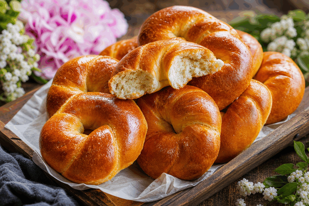 La brioche turque moelleuse à souhait en 5 minutes, une recette à tester vite 👌 Description Cette brioche turque, appelée souvent "pogaça" ou une variante douce de "simit", est incroyablement moelleuse et rapide à préparer. Son goût légèrement sucré et sa texture aérienne en font une gourmandise parfaite pour le petit-déjeuner ou le goûter. Facile et rapide, elle ravira petits et grands à tout moment de la journée. Informations Temps de préparation : 5 minutes (hors temps de levée) Temps de cuisson : 20 minutes Nombre de portions : 8 pièces Difficulté : Facile Ingrédients Pour la pâte 250 ml de lait tiède 50 ml d’huile végétale neutre 2 cuillères à soupe de sucre 1 cuillère à café de sel 1 sachet (7 g) de levure sèche de boulanger 500 g de farine de blé 1 œuf (pour la pâte) Pour la dorure 1 jaune d’œuf 1 cuillère à soupe de lait Graines de sésame ou de nigelle pour la décoration (optionnel) Préparation Réhydrate la levure : dans un bol, mélange la levure sèche avec le lait tiède et le sucre, puis laisse reposer 5 minutes jusqu’à ce que le mélange mousse. Dans un grand saladier, verse la farine tamisée et forme un puits. Ajoute le sel sur le bord du saladier pour éviter qu’il entre en contact direct avec la levure. Verse le mélange levure-lait au centre, puis ajoute l’huile et l’œuf entier. Pétris la pâte pendant environ 5 à 7 minutes à la main ou au robot jusqu’à obtenir une pâte souple et homogène. Si la pâte est trop collante, ajoute un peu de farine. Couvre la pâte d’un linge propre et laisse lever dans un endroit chaud pendant 1 heure, jusqu’à ce qu’elle double de volume. Préchauffe le four à 180°C (chaleur tournante de préférence). Dégaze la pâte et divise-la en 8 pâtons égaux. Façonne chaque pâton en boule ou forme des petits pains allongés selon ta préférence. Dispose les pâtons sur une plaque recouverte de papier cuisson, puis badigeonne-les avec le mélange jaune d’œuf et lait. Parseme les brioches de graines de sésame ou de nigelle si tu souhaites une touche traditionnelle. Enfourne pour 20 minutes, ou jusqu’à ce que les brioches soient bien dorées. Sortir du four et laisse tiédir sur une grille avant de déguster. Astuces Pour un pétrissage rapide, utilise un robot muni du crochet à pâte. Le temps de levée est important : ne pas le sauter permet d’obtenir une texture bien moelleuse. Si tu n’as pas de graines de nigelle, remplace-les par des graines de pavot ou simplement des graines de sésame. Consomme la brioche le jour même pour profiter de toute sa fraîcheur et de son moelleux. Service Déguste cette brioche turque tiède, nature ou accompagnée de confitures, de miel ou de fromage frais. Elle est idéale pour un petit-déjeuner convivial, un goûter gourmand ou même en accompagnement d’un thé ou d’un café. A partager sans modération !