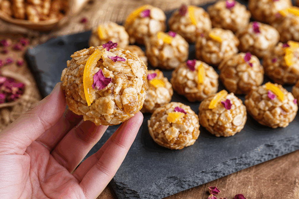 La ghriba aux amandes de ma grand-mère : un trésor fondant à savourer vite ! 🔥 Description La ghriba aux amandes est un délicieux biscuit marocain, tendre et fondant, parfumé à la fleur d’oranger et garni d’amandes croquantes. Très simple à réaliser, c’est un incontournable des goûters et des fêtes familiales, qui rappelle les doux souvenirs d’enfance. Sa texture sablée et son goût subtil d’amande en font un petit trésor à savourer sans attendre. Informations Temps de préparation : 15 minutes Temps de cuisson : 20 minutes Nombre de portions : 20 pièces Difficulté : Facile Ingrédients Pour la pâte 250 g de farine 200 g de sucre glace 125 g de beurre fondu 100 g d’amandes moulues 2 cuillères à soupe d’huile neutre 1 cuillère à soupe d’eau de fleur d’oranger 1 pincée de sel 1/2 cuillère à café de levure chimique Pour la décoration 20 amandes entières (ébouillantées et pelées) Préparation Préchauffe le four à 160°C (chaleur statique). Mélange la farine, la levure, le sel et les amandes moulues dans un grand saladier. Ajoute le beurre fondu, l’huile, le sucre glace, puis l’eau de fleur d’oranger. Mélange avec les mains jusqu’à obtenir une pâte homogène et légèrement collante. Forme des boules de pâte d’environ 25 g chacune et aplatis-les légèrement dans la paume de la main. Dépose chaque biscuit sur une plaque recouverte de papier cuisson. Presse légèrement une amande entière au centre de chaque ghriba. Enfourne pour 18 à 20 minutes, jusqu’à ce que les biscuits soient légèrement craquelés en surface mais encore très tendres à l’intérieur. Laisse refroidir sur une grille avant de déguster : la ghriba se raffermit en refroidissant mais reste fondante sous la dent. Astuces Ne pas trop cuire la ghriba pour garder sa texture fondante et éviter qu’elle devienne sèche. Si la pâte colle trop, humidifie légèrement tes mains pour façonner les boules plus facilement. Tu peux remplacer l’eau de fleur d’oranger par de l’extrait de vanille pour une saveur différente. Conserve les ghribas dans une boîte hermétique, elles se gardent bien plusieurs jours sans durcir. Service Servez la ghriba aux amandes avec un thé à la menthe bien frais ou un café noir, pour un moment convivial et chaleureux. Ce biscuit accompagne parfaitement les pauses gourmandes et les desserts légers lors de réunions familiales ou entre amis.