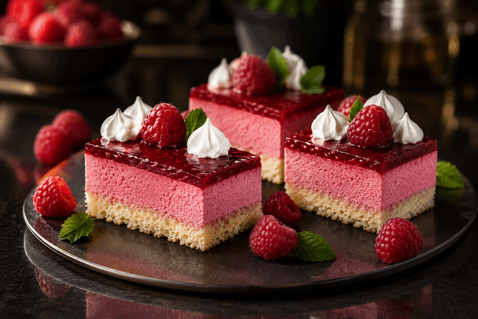 La mousse bavaroise aux framboises de grand-mère, un dessert qui fond en 5 minutes ✨