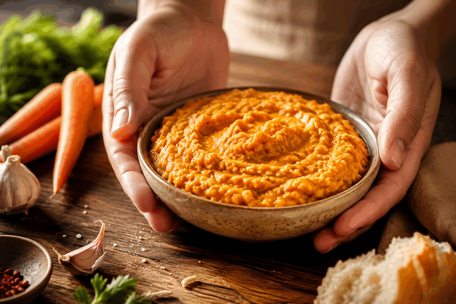 La purée de carottes surprenante en 5 minutes, pour un goût qui réveille 😍 Description Cette purée de carottes express dévoile une saveur intense et légère, rehaussée d’ingrédients inattendus pour un résultat aussi doux que piquant. Sa texture veloutée et sa couleur éclatante en font un accompagnement aussi joli que savoureux. Parfaite pour un repas improvisé ou pour donner du peps à vos plats quotidiens. Informations Temps de préparation : 2 minutes Temps de cuisson : 3 minutes Nombre de portions : 4 Difficulté : Facile Ingrédients Pour la purée de carottes 500 g de carottes 100 ml d’eau 20 g de beurre doux 1 cuillère à soupe de crème fraîche épaisse Pour l’assaisonnement surprenant 1 cuillère à café de gingembre frais râpé ½ cuillère à café de cumin moulu 1 cuillère à café de miel liquide Sel fin, selon goût Poivre noir du moulin, selon goût Préparation Épluchez et coupez les carottes en rondelles fines pour une cuisson rapide. Placez les carottes dans un bol résistant à la chaleur avec l’eau, couvrez et faites cuire 3 minutes au micro-ondes à puissance maximale (environ 800 W). Égouttez les carottes en réservant un peu d’eau de cuisson. Mixez les carottes avec le beurre, la crème fraîche, le gingembre, le cumin et le miel. Ajoutez un peu d’eau de cuisson si la purée est trop épaisse pour obtenir une texture onctueuse. Salez et poivrez selon votre goût, puis mixez à nouveau rapidement pour bien incorporer l’assaisonnement. Réchauffez brièvement si nécessaire avant de servir. Astuces Pour accentuer le goût du gingembre, ajoutez-le progressivement et goûtez au fur et à mesure. Vous pouvez remplacer le cumin par une pointe de curry doux pour une autre variante parfumée. Utilisez des carottes bien fraîches et colorées pour une saveur optimale et une couleur éclatante. Cette purée peut être préparée à l’avance et réchauffée doucement en ajoutant un peu d’eau ou de lait végétal pour conserver son moelleux. Service Servez cette purée surprenante en accompagnement d’une viande blanche, d’un poisson grillé ou même en base pour un bol végétarien. Sa douceur légèrement épicée s’accorde parfaitement avec des plats simples et mettra de la couleur ainsi que du caractère sur votre assiette, idéale pour un déjeuner rapide ou un dîner en semaine.