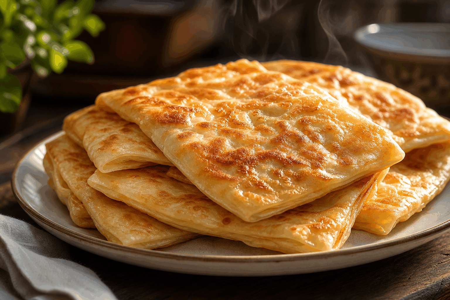 La recette facile du msemen : crêpes feuilletées prêtes en 10 minutes, même pour débutants 🔥