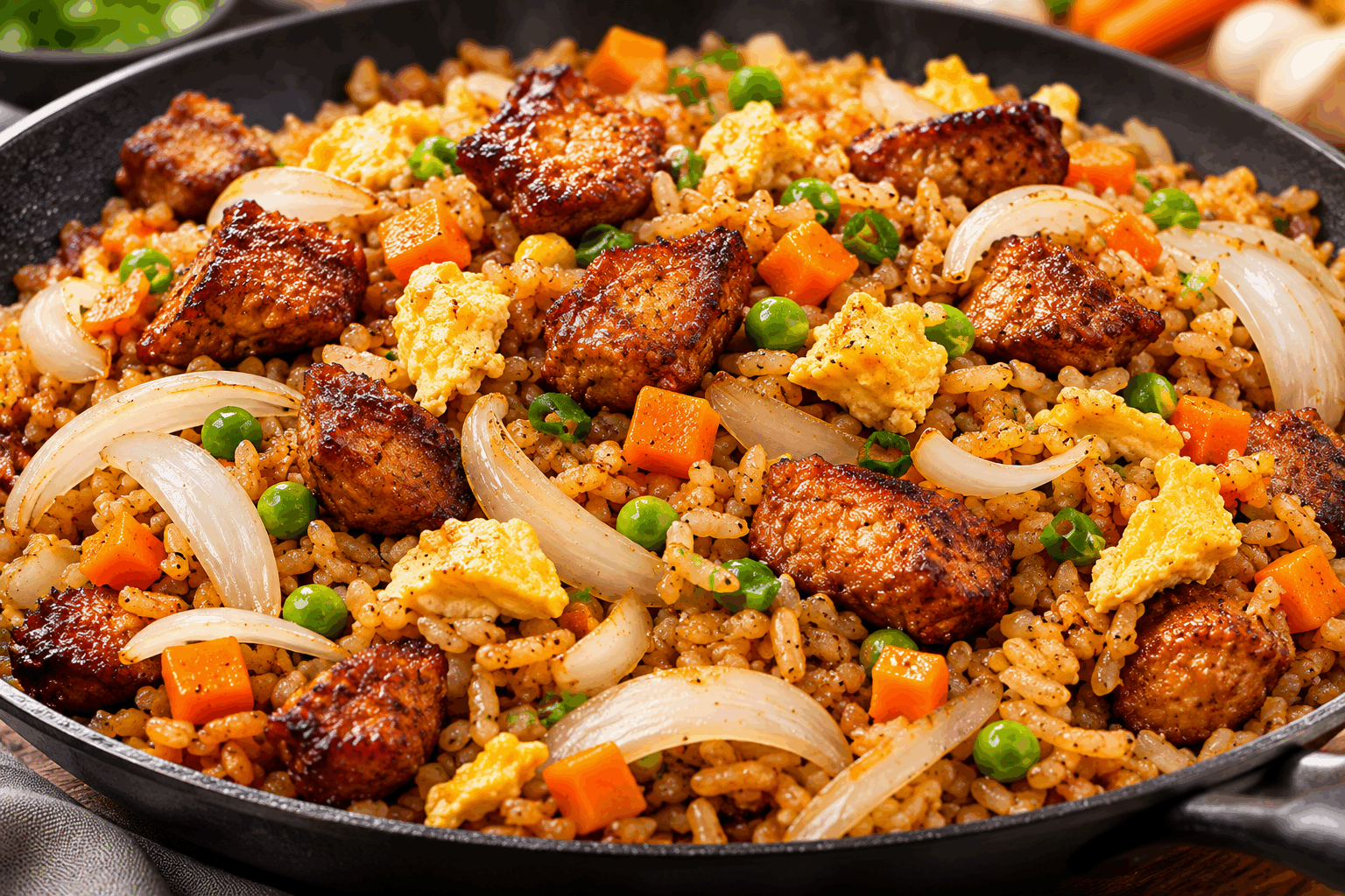 La recette magique de riz qui réchauffe le cœur en moins de 20 minutes 😍 Description Ce plat de riz rapide et réconfortant combine des saveurs douces et épicées pour éveiller les papilles tout en offrant une chaleur apaisante. Idéal pour les soirs où l’on souhaite un repas maison savoureux sans passer des heures en cuisine. Parfait pour partager un moment convivial en famille ou entre amis. Informations Temps de préparation : 5 minutes Temps de cuisson : 15 minutes Nombre de portions : 4 personnes Difficulté : Facile Ingrédients Pour le riz magique 200 g de riz basmati 1 oignon moyen 2 gousses d’ail 1 poivron rouge 1 carotte 400 ml de bouillon de légumes chaud 2 cuillères à soupe d’huile d’olive 1 cuillère à café de paprika doux 1/2 cuillère à café de cumin en poudre 1 pincée de piment de Cayenne (facultatif) Sel et poivre du moulin Quelques brins de persil frais pour la décoration Préparation Rince le riz sous l’eau froide jusqu’à ce que l’eau soit claire pour éliminer l’excès d’amidon. Épluche et émince finement l’oignon et les gousses d’ail. Coupe le poivron et la carotte en petits dés. Dans une grande poêle, chauffe l’huile d’olive à feu moyen. Fais revenir l’oignon et l’ail pendant 2 à 3 minutes jusqu’à ce qu’ils soient translucides. Ajoute les dés de poivron et de carotte, puis fais-les sauter 3 à 4 minutes jusqu’à ce qu’ils soient tendres mais encore croquants. Incorpore le riz égoutté dans la poêle, mélange bien pour que les grains s’imprègnent de la matière grasse et des légumes. Ajoute le paprika, le cumin, le piment de Cayenne, puis sale et poivre selon ton goût. Mélange bien pour répartir les épices. Verse le bouillon de légumes chaud. Porte à ébullition, puis couvre et réduis le feu au minimum. Laisse cuire 12 minutes sans retirer le couvercle. Éteins le feu et laisse reposer 5 minutes encore à couvert pour que le riz finisse de gonfler. Égrène le riz à la fourchette, rectifie l’assaisonnement si besoin, puis parsème de persil frais avant de servir. Astuces Utilise un riz basmati de bonne qualité pour obtenir des grains légers et séparés. Pour une version végétarienne encore plus savoureuse, ajoute des petits pois ou des haricots rouges en fin de cuisson. Le piment est facultatif : ajuste la quantité en fonction de ton goût pour plus ou moins de caractère. Si tu manques de bouillon, remplace-le par de l’eau chaude avec une cuillère de bouillon cube, mais veille à bien saler. Service Sers ce riz magique bien chaud, seul ou accompagné d’une salade verte croquante et d’une viande grillée ou d’un poisson. Ce plat polyvalent convient parfaitement aux repas du quotidien mais aussi aux soirées détentes où l’on a envie d’un plat simple, gourmand et qui fait du bien.