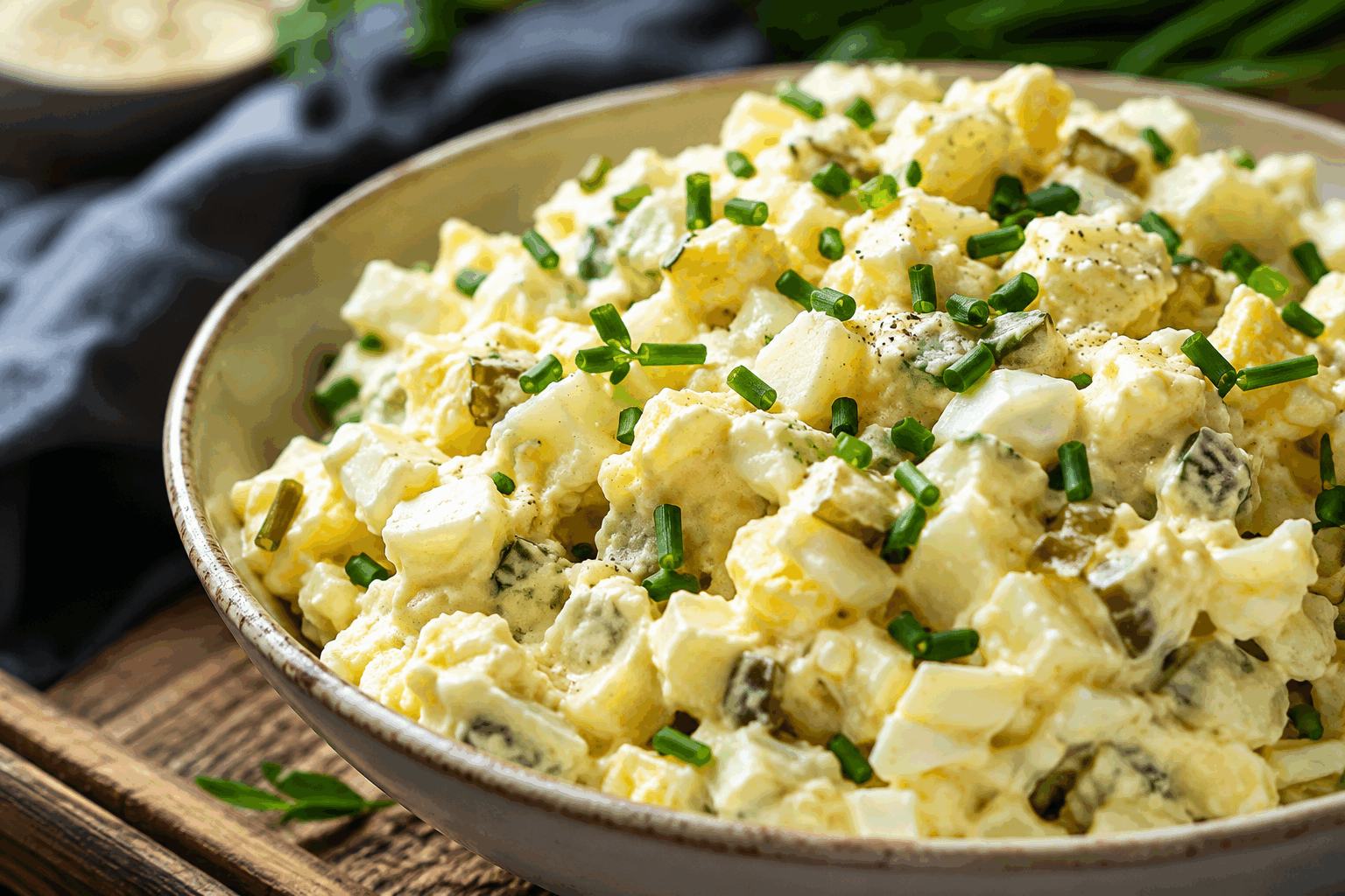La salade d’œufs durs comme la faisait ma grand-mère en 5 minutes, un délice simple et rapide 🔥 Description Cette salade d’œufs durs est un classique familial simple et rapide, idéale pour un repas léger ou une entrée fraîche. Facile à préparer en seulement 5 minutes, elle marie la douceur de l'œuf avec une touche de fraîcheur apportée par des ingrédients basiques et savoureux. Parfaite pour se remémorer les recettes d’antan, elle ravira toute la famille. Informations Temps de préparation : 5 minutes Temps de cuisson : 10 minutes (pour cuire les œufs) Nombre de portions : 4 personnes Difficulté : Facile Ingrédients Pour la salade 6 œufs 2 cuillères à soupe de mayonnaise 1 cuillère à café de moutarde de Dijon 1 petit oignon nouveau (ou échalote) finement ciselé 1 branche de céleri finement coupée 1 cuillère à soupe de persil frais haché Sel et poivre du moulin Quelques gouttes de vinaigre de vin blanc Préparation Fais cuire les œufs dans une casserole d'eau bouillante pendant 10 minutes pour obtenir des œufs durs. Égoutte-les et plonge-les immédiatement dans de l'eau froide pour faciliter l'épluchage. Écale les œufs durs puis coupe-les en petits dés réguliers. Dans un saladier, mélange la mayonnaise et la moutarde jusqu’à obtenir une sauce homogène. Ajoute l'oignon nouveau, le céleri et le persil haché à la sauce, puis incorpore délicatement les dés d’œufs. Assaisonne avec le sel, le poivre et quelques gouttes de vinaigre selon ton goût. Mélange légèrement pour ne pas écraser les morceaux d’œufs, puis réserve au frais quelques minutes si possible avant de servir. Astuces Pour un goût plus relevé, ajoute une pointe de paprika ou de curry doux dans la sauce. Si tu n’as pas de mayonnaise, utilise du yaourt grec mélangé à de la moutarde pour une version plus légère. Écale les œufs sous un filet d’eau froide pour faciliter leur pelage sans abîmer les blancs. Ajoute quelques feuilles de salade croquante ou des radis en tranches fines pour apporter de la fraîcheur et du croquant. Service Sers cette salade d’œufs durs bien fraîche, accompagnée de pain de campagne grillé ou en garniture de sandwichs pour un déjeuner rapide. Elle convient parfaitement aux pique-niques, repas en famille ou brunchs improvisés. Un vrai petit plaisir simple et gourmand qui rappelle les bons souvenirs d’enfance.