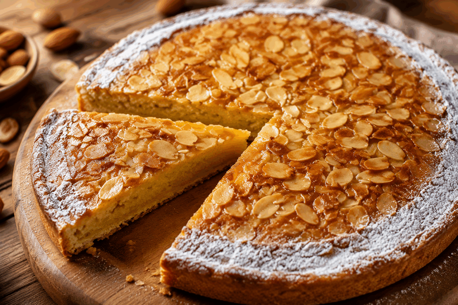 La tarte amandine de grand-mère, en 5 min chrono et un goût qui fond dans la bouche 😍 Description Cette tarte amandine de grand-mère est une douceur fondante et généreuse, caractérisée par une texture moelleuse et un goût délicat d’amande. Facile et rapide à préparer, elle ravit les papilles à chaque bouchée, idéale pour un goûter convivial ou un dessert gourmand à la dernière minute. Informations Temps de préparation : 5 minutes Temps de cuisson : 25 minutes Nombre de portions : 6 personnes Difficulté : Facile Ingrédients Pour la pâte 1 rouleau de pâte sablée prête à l’emploi (environ 230 g) Pour la garniture amandine 100 g de poudre d’amandes 100 g de sucre en poudre 100 g de beurre doux ramolli 2 œufs 1 cuillère à soupe de farine 1 cuillère à café d’extrait d’amande amère (optionnel) Préparation Préchauffe ton four à 180°C (chaleur tournante ou traditionnelle). Déroule la pâte sablée dans un moule à tarte de 24 cm de diamètre. Pique le fond avec une fourchette pour éviter qu’elle ne gonfle. Dans un saladier, mélange le beurre ramolli avec le sucre jusqu’à obtenir une crème homogène. Incorpore les œufs un à un en mélangeant bien entre chaque ajout. Ajoute la poudre d’amandes, la farine et l’extrait d’amande amère. Mélange jusqu’à obtenir une préparation lisse et crémeuse. Verse cette garniture sur la pâte sablée et lisse la surface avec une spatule. Enfourne la tarte pour environ 25 minutes, jusqu’à ce que le dessus soit légèrement doré et ferme au toucher. Laisse refroidir avant de démouler pour que la garniture se fige et puisse fondre en bouche. Astuces Pour un goût encore plus prononcé, torréfie légèrement la poudre d’amandes à la poêle avant de la mélanger. Tu peux ajouter quelques amandes effilées sur le dessus avant cuisson pour une texture croquante. Si tu manques de temps, utilise un beurre pommade pour éviter de devoir le chauffer ou le ramollir au micro-ondes. Cette tarte se conserve bien 2 jours à température ambiante, enveloppée dans un film alimentaire. Service Sers cette tarte amandine légèrement tiède ou à température ambiante, accompagnée d’un thé ou d’un café. Elle est parfaite pour un goûter improvisé entre amis ou en famille, et séduira les amateurs de desserts traditionnels et simples à réaliser.