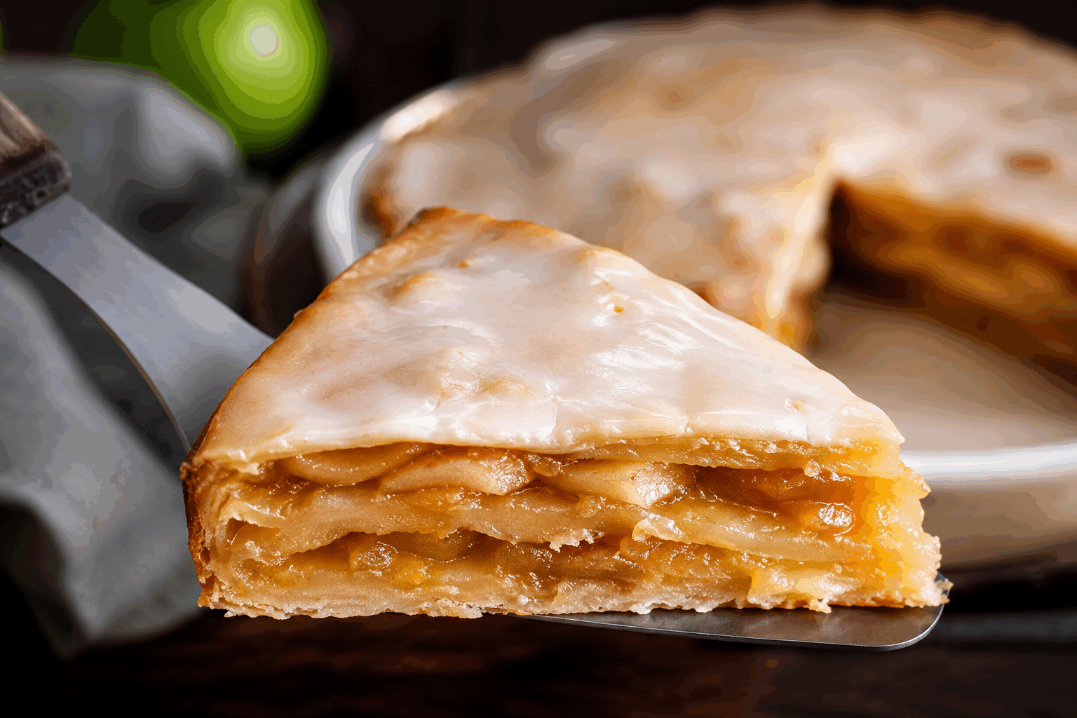 La tarte aux pommes simplissime qui fond en bouche en 5 minutes chrono 😍 Description Cette tarte aux pommes est un classique facile et rapide à préparer, idéale pour les moments où l’on souhaite un dessert gourmand et réconfortant sans passer des heures en cuisine. Sa pâte légère et sa garniture de pommes fondantes en font un gâteau délicieusement moelleux qui ravira petits et grands. Parfaite pour un goûter improvisé ou une fin de repas simple et savoureuse. Informations Temps de préparation : 5 minutes Temps de cuisson : 30 minutes Nombre de portions : 6 personnes Difficulté : Facile Ingrédients Pour la pâte 200 g de farine 100 g de beurre froid 50 g de sucre en poudre 1 pincée de sel 3 à 4 cuillères à soupe d’eau froide Pour la garniture 4 grosses pommes (type Golden ou Reine des reinettes) 50 g de sucre roux 1 cuillère à café de cannelle en poudre (facultatif) 1 cuillère à soupe de jus de citron 20 g de beurre Préparation Prépare la pâte : dans un saladier, mélange la farine, le sucre et le sel. Ajoute le beurre coupé en petits morceaux, puis sable du bout des doigts jusqu’à obtenir une texture de sable grossier. Ajoute l’eau petit à petit en pétrissant rapidement jusqu’à former une boule homogène. Ne travaille pas trop la pâte pour garder son fondant. Enveloppe la pâte dans un film alimentaire et réserve au frais pendant que tu prépares la garniture. Préchauffe le four à 180°C (chaleur statique). Épluche, évide et coupe les pommes en lamelles fines. Mets-les dans un bol, ajoute le jus de citron, le sucre roux et la cannelle. Mélange bien pour enrober les pommes. Étale la pâte sur une surface farinée en un cercle d’environ 30 cm de diamètre. Dépose-la dans un moule à tarte beurré en laissant dépasser un peu les bords. Dispose les lamelles de pommes harmonieusement sur la pâte en cercles concentriques, en les chevauchant légèrement. Parseme de petits morceaux de beurre à la surface pour un moelleux ultime. Replie les bords de la pâte vers l’intérieur, façon « bord rustique ». Enfourne 30 minutes, jusqu’à ce que la pâte soit dorée et les pommes fondantes. Astuces Pour une pâte encore plus rapide, utilise une pâte feuilletée ou sablée prête à l’emploi. Le jus de citron empêche les pommes de noircir et équilibre la douceur du sucre. Tu peux ajouter une cuillère de confiture d’abricot chauffée à la sortie du four pour un brillant appétissant. Accompagne cette tarte d’une boule de glace vanille ou d’un peu de crème fraîche pour un dessert encore plus gourmand. Service Servez cette tarte tiède en dessert ou au goûter, accompagnée éventuellement d’une crème anglaise, d’une glace vanille ou d’un café. Elle est idéale pour une pause sucrée improvisée, conviviale et rapide, que ce soit en famille ou entre amis.