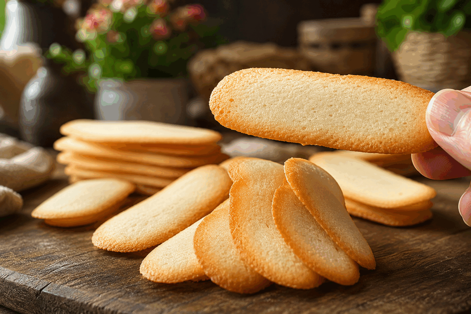Langues de chat crémeuses sans beurre, prêtes en 10 minutes : la recette facile à tester ! 🔥 Description Ces langues de chat sont des biscuits fins et délicats, légèrement croustillants et fondants en bouche. Sans beurre mais richement crémeuses grâce à une base de crème et d’huile, elles sont prêtes en un temps record. Parfaites pour accompagner un café ou un thé, elles séduiront les amateurs de douceurs légères. Informations Temps de préparation : 5 minutes Temps de cuisson : 5 minutes Nombre de portions : Environ 20 langues de chat Difficulté : Facile Ingrédients Pour la pâte 70 g de farine de blé 50 g de sucre glace 2 blancs d’œufs (environ 60 g) 20 ml d’huile de tournesol (ou huile neutre) 1 cuillère à soupe de crème fraîche épaisse (30 g) 1 pincée de sel 1 cuillère à café d’extrait de vanille liquide Préparation Préchauffe ton four à 180°C (chaleur tournante de préférence) et prépare une plaque recouverte de papier sulfurisé. Dans un bol, fouette légèrement les blancs d’œufs avec la pincée de sel jusqu’à obtenir une mousse légère, sans les monter en neige ferme. Ajoute le sucre glace tamisé petit à petit, puis l’huile en filet, la crème fraîche et l’extrait de vanille. Mélange jusqu’à obtenir une pâte lisse et homogène. Incorpore délicatement la farine tamisée à la spatule, sans trop travailler la pâte pour garder sa légèreté. Verse la pâte dans une poche à douille munie d’une petite douille ronde ou utilise une cuillère pour former des bâtonnets fins d’environ 6 cm de long, espacés sur la plaque. Enfourne pour 5 minutes environ, jusqu’à ce que les bords soient dorés et que les biscuits soient légèrement craquelés à la surface. Sors la plaque, laisse refroidir 2 minutes, puis décolle délicatement les biscuits avec une spatule fine. Ils durciront en refroidissant. Astuces Utilise une poche à douille pour un façonnage régulier et des biscuits bien fins. Ne monte pas les blancs en neige ferme, leur légèreté aide à donner la texture fondante typique des langues de chat. Tu peux parfumer la pâte avec un zeste de citron ou d’orange pour varier les plaisirs. Conserve les biscuits dans une boîte hermétique pour préserver leur croustillant plusieurs jours. Service Servez ces langues de chat en accompagnement d’un café, d’un thé ou d’un chocolat chaud. Elles sont aussi idéales pour décorer un dessert glacé ou une crème dessert grâce à leur finesse et leur délicatesse. Ces biscuits légers raviront petits et grands lors d’un goûter improvisé.