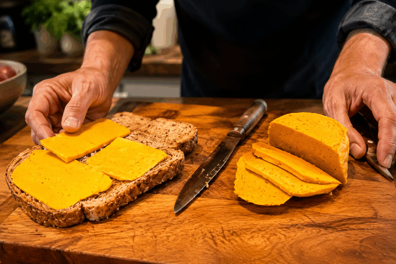 Le fromage maison parfait sans lait ni beurre, prêt en 5 minutes seulement 😋 Description Découvrez une alternative rapide et savoureuse au fromage traditionnel, réalisée sans lait ni beurre. Ce fromage maison végétal, crémeux et légèrement acidulé, convient parfaitement aux régimes vegan ou aux intolérants au lactose. Prêt en seulement 5 minutes, il se déguste frais à l’apéritif ou en cuisine pour accompagner vos plats. Informations Temps de préparation : 5 minutes Temps de cuisson : 0 minute Nombre de portions : 4 personnes Difficulté : Facile Ingrédients Pour le fromage végétal 150 g de noix de cajou crues (trempées 2 heures ou 10 minutes dans l’eau chaude) 2 cuillères à soupe de levure nutritionnelle 1 cuillère à soupe de jus de citron frais 1 cuillère à soupe d’huile d’olive douce 1 gousse d’ail (facultatif) 1/2 cuillère à café de sel fin 50 à 60 ml d’eau froide Poivre noir moulu, au goût Préparation Égoutte les noix de cajou préalablement trempées pour qu’elles soient bien tendres. Place les noix de cajou dans un blender ou un robot mixeur puissant avec la levure nutritionnelle, le jus de citron, l’huile d’olive, la gousse d’ail, le sel et le poivre. Ajoute progressivement l’eau froide tout en mixant à haute vitesse jusqu’à obtenir une texture lisse, crémeuse et homogène. Ajuste la quantité d’eau pour avoir la consistance désirée, ni trop épaisse ni trop coulante. Goûte et rectifie l’assaisonnement en sel, citron ou ail selon ta préférence. Verse le fromage dans un récipient hermétique et réserve au frais 30 minutes si possible pour affiner les saveurs et raffermir légèrement la texture. Astuces Pour une texture plus ferme, ajoute 1 cuillère à café d’agar-agar dilué dans un peu d’eau chaude, et laisse refroidir au frigo. Remplace les noix de cajou par des amandes blanchies pour un goût légèrement différent. Utilise du jus de citron frais uniquement pour un meilleur équilibre et une saveur naturelle. Ce fromage se conserve 3 à 4 jours au réfrigérateur dans un contenant hermétique. Service Sers ce fromage végétal crémeux en tartinade sur des crackers, du pain grillé ou comme base pour des dips. Il accompagne aussi très bien les légumes crus, les salades ou peut être utilisé à la place du fromage frais dans des recettes froides. Idéal pour un apéritif convivial, léger et gourmand, il ravira tous les palais, même les plus sceptiques !
