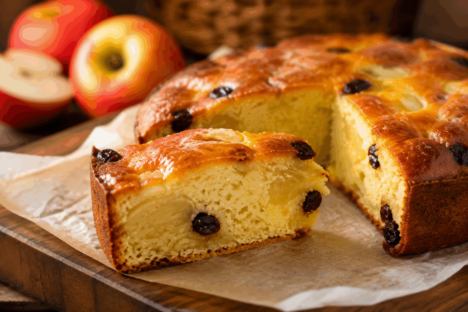 Le gâteau à la pomme en 5 minutes qui fond en bouche et surprend à chaque bouchée 🍏👌