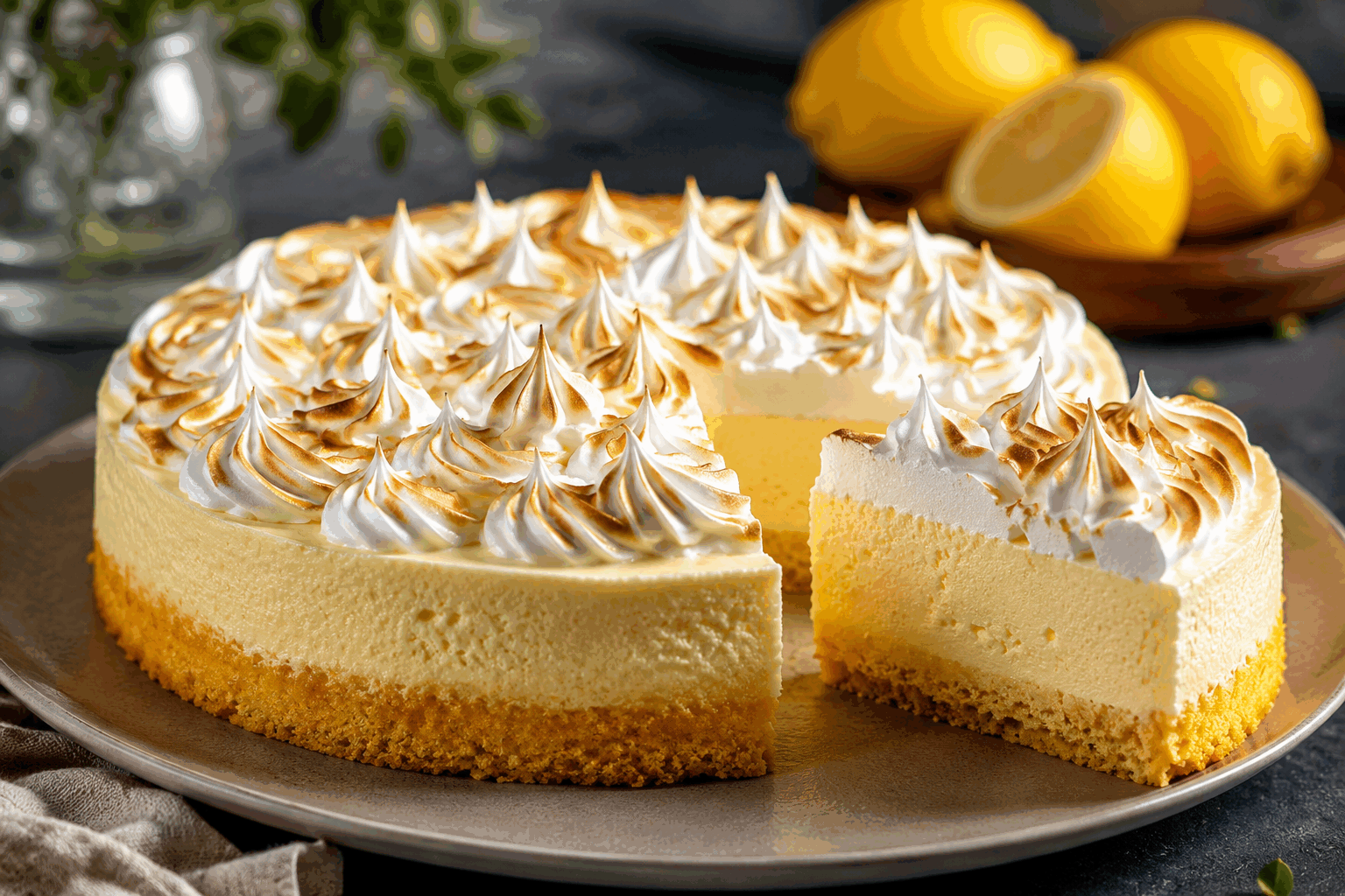 Le gâteau nuage au citron meringué, la recette secrète prête en 10 minutes ✨