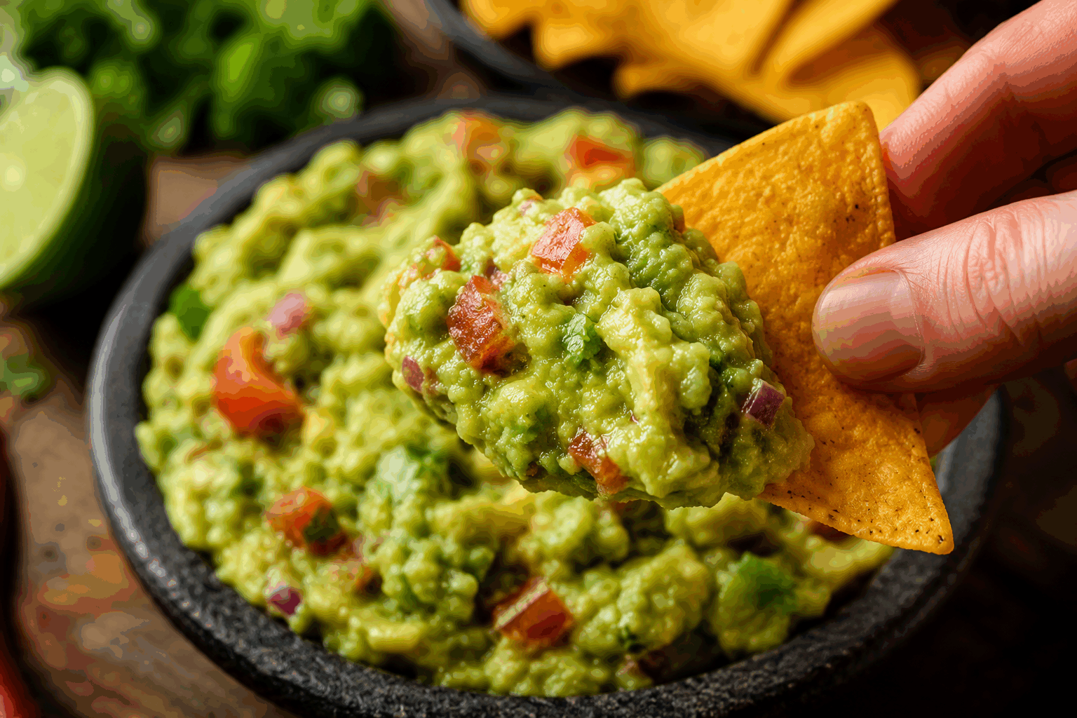 Le guacamole parfait en 5 minutes, la recette secrète de ma grand-mère 👌🔥