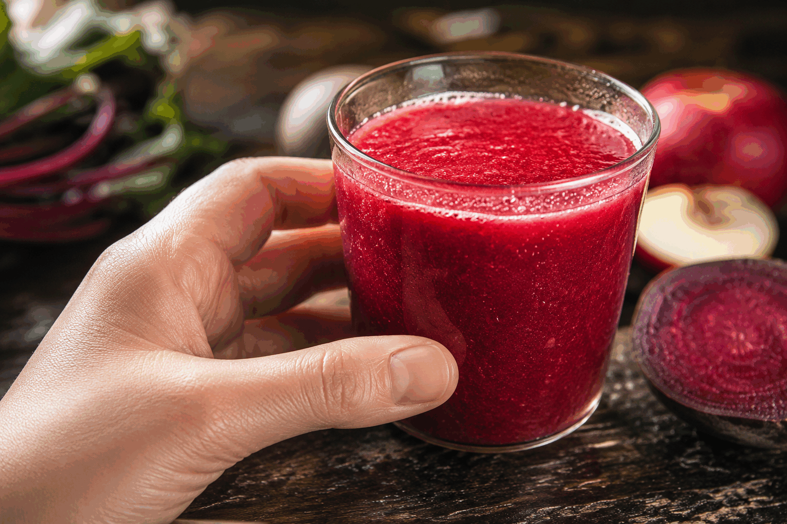 Le jus anti-inflammation que ma grand-mère buvait chaque matin pour rester en forme 🔥 Description Ce jus vibrant est un mélange naturel d’ingrédients aux vertus anti-inflammatoires reconnues depuis des générations. Riche en saveurs fraîches et légèrement épicées, il offre un coup de fouet matinal parfait pour stimuler l’énergie et renforcer le bien-être. Idéal pour commencer la journée sur une note saine et revitalisante. Informations Temps de préparation : 10 minutes Temps de cuisson : 0 minutes Nombre de portions : 2 verres Difficulté : Facile Ingrédients Pour le jus 200 ml d’eau de coco 1 citron jaune (jus et zestes) 1 morceau de gingembre frais (environ 30 g) 1 petite racine de curcuma frais (environ 20 g) ou 1 cuillère à café de curcuma en poudre 1 pomme verte 1 carotte moyenne 1 cuillère à soupe de miel 1 pincée de poivre noir moulu Préparation Lave soigneusement la pomme, la carotte, le gingembre et le curcuma. Épluche le gingembre et le curcuma si nécessaire. Coupe la pomme et la carotte en morceaux adaptés à votre blender ou extracteur de jus. Place tous les ingrédients (pomme, carotte, gingembre, curcuma, jus et zestes de citron, eau de coco, miel et poivre noir) dans un blender ou un extracteur de jus. Mixe jusqu’à obtenir un jus lisse et homogène. Si le mélange est trop épais, ajoute un peu d'eau de coco. Goûte et ajuste le miel selon votre goût pour adoucir légèrement le jus. Verse dans deux verres et déguste immédiatement pour profiter pleinement des bienfaits des ingrédients frais. Astuces Utilise un curcuma frais pour un goût plus délicat et une meilleure absorption des principes actifs, la vitamine C du citron aidant la biodisponibilité. Le poivre noir augmente l’efficacité du curcuma, ne l’oublie pas dans ta recette ! Pour faciliter la digestion, consomme ce jus l’estomac vide le matin. Si tu n’as pas de blender, un extracteur de jus ou une centrifugeuse conviendra parfaitement pour un jus plus clair. Service Verse ce jus anti-inflammation dans un verre transparent pour admirer sa belle couleur orangée. Ce breuvage se sert idéalement au petit-déjeuner ou en début de journée, seul ou accompagné d’une tranche de pain complet grillé avec un peu de fromage blanc nature pour un apport protéiné équilibré.