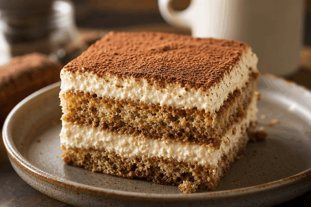 Le tiramisu crémeux de ma grand-mère : prêt en 10 minutes, un vrai régal ! 😍 Description Ce tiramisu crémeux est une version rapide et gourmande du classique italien, parfaite pour les gourmands pressés. Sa texture fondante et son goût délicatement caféiné en font un dessert incontournable pour toutes les occasions. Inspiré de la recette traditionnelle, il combine douceur et légèreté en un temps record. Informations Temps de préparation : 10 minutes Temps de cuisson : 0 minutes Nombre de portions : 6 personnes Difficulté : Facile Ingrédients Pour la crème 250 g de mascarpone 3 œufs frais (séparez les blancs des jaunes) 80 g de sucre en poudre 1 pincée de sel Pour le montage 20 biscuits à la cuillère 200 ml de café fort refroidi 2 cuillères à soupe de cacao amer en poudre Optionnel : 2 cuillères à soupe de liqueur de café (comme le marsala ou amaretto) Préparation Battez les jaunes d’œufs avec le sucre jusqu’à ce que le mélange blanchisse et devienne mousseux. Ajoutez le mascarpone au mélange de jaunes d’œufs et incorporez délicatement jusqu’à obtenir une crème lisse et homogène. Montez les blancs d’œufs en neige ferme avec une pincée de sel. Incorporez délicatement les blancs en neige à la crème de mascarpone à l’aide d’une spatule, en veillant à ne pas les casser. Trempez rapidement les biscuits à la cuillère dans le café refroidi (et la liqueur si utilisée), puis disposez-les au fond d’un plat ou dans des verrines individuelles. Recouvrez les biscuits d’une couche généreuse de crème mascarpone. Répétez l’opération en terminant par une couche de crème. Placez au réfrigérateur pendant au moins 2 heures pour que le tiramisu prenne bien. Avant de servir, saupoudrez généreusement de cacao en poudre à l’aide d’un tamis. Astuces Utilisez des œufs très frais car ils sont consommés crus dans cette recette. Pour un tiramisu encore plus rapide, montez la crème liquide en chantilly avec un peu de sucre et remplacez les blancs montés en neige. Ne trempez pas trop longtemps les biscuits dans le café pour éviter qu’ils deviennent pâteux. Conservez le tiramisu au réfrigérateur et consommez-le dans les 24 heures pour une fraîcheur optimale. Service Servez ce tiramisu frais, idéal après un repas copieux ou lors d’un goûter gourmand. Présentez-le dans des verrines individuelles pour une touche élégante, accompagné d’un café ou d’un vin doux italien pour sublimer les saveurs.
