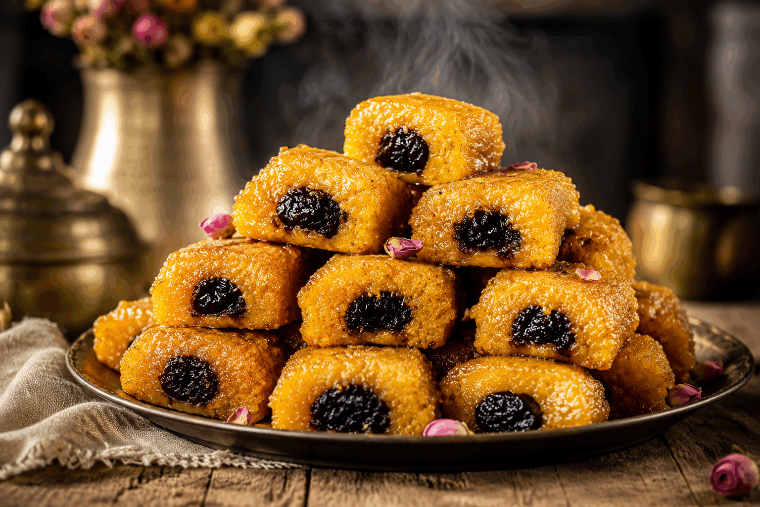 Makrout aux dattes fondant sans moule, prêt en 20 minutes pour Ramadan 👌